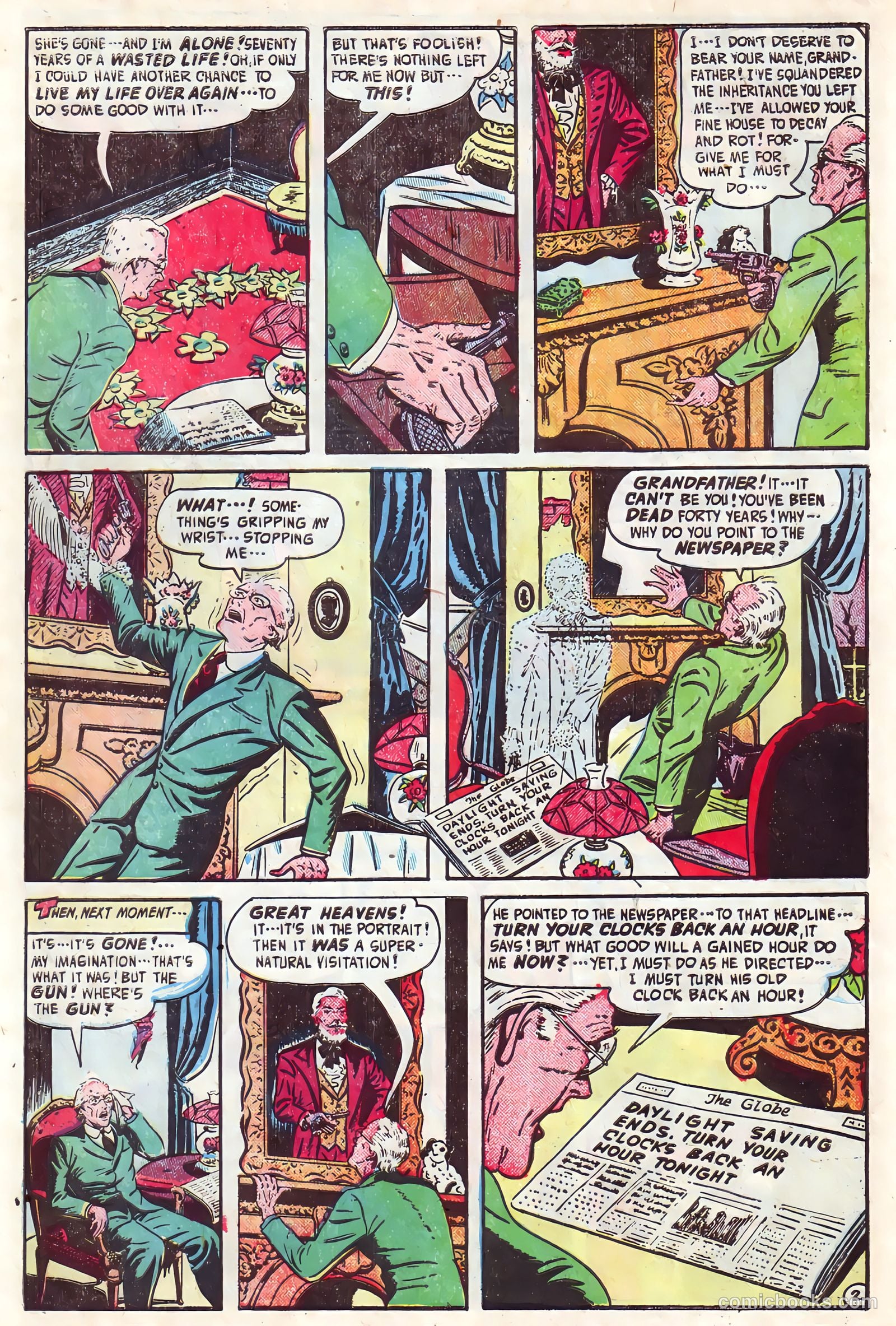 Adventures into the Unknown #23 (1951) — page 36 of 53