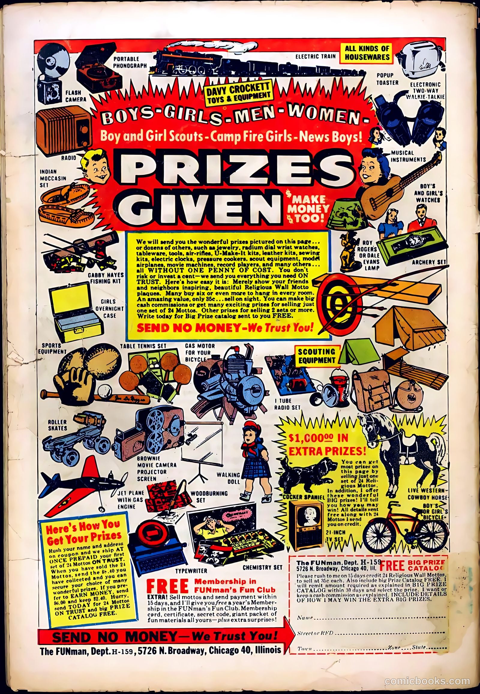 Adventures into the Unknown #88 (1957) — page 36 of 36