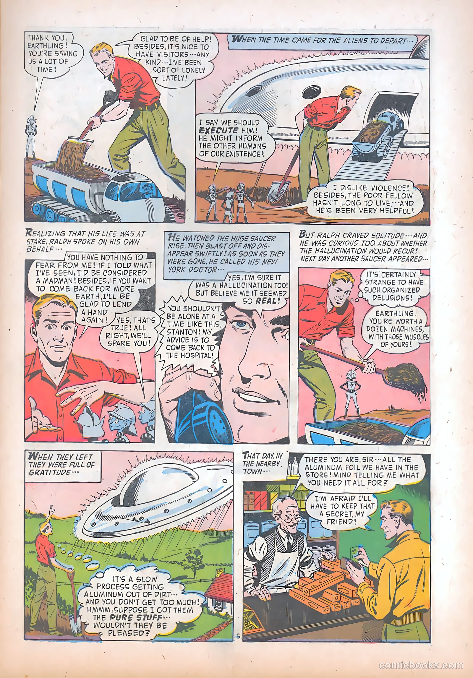 Adventures into the Unknown #91 (1957) — page 7 of 37