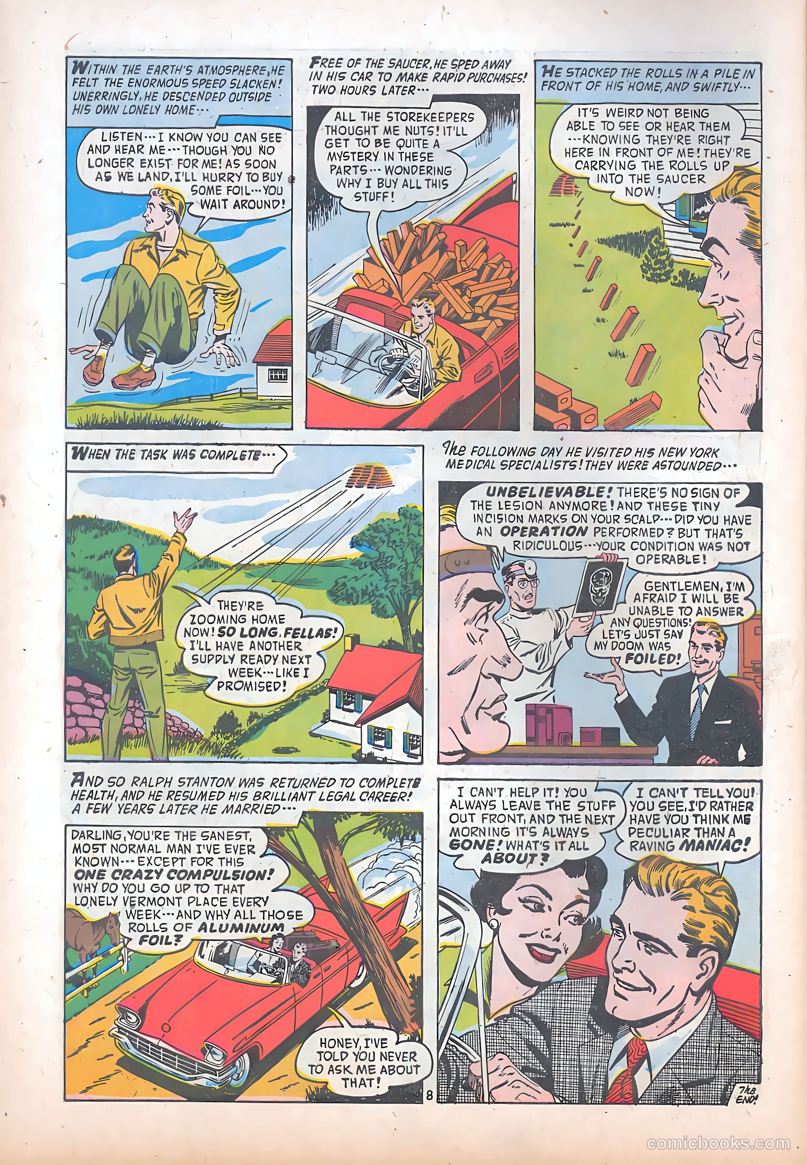 Adventures into the Unknown #91 (1957) — page 10 of 37