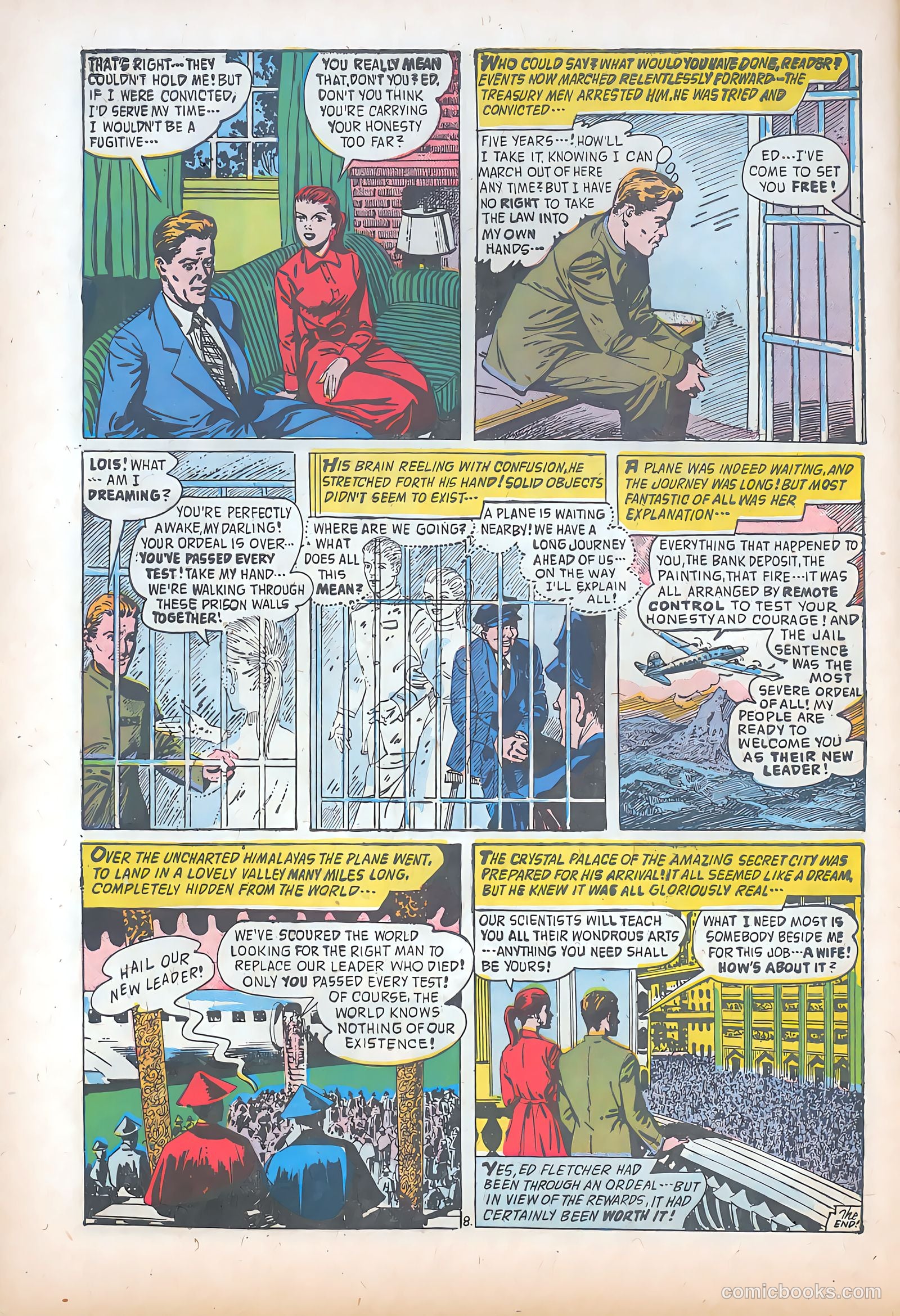 Adventures into the Unknown #91 (1957) — page 32 of 37