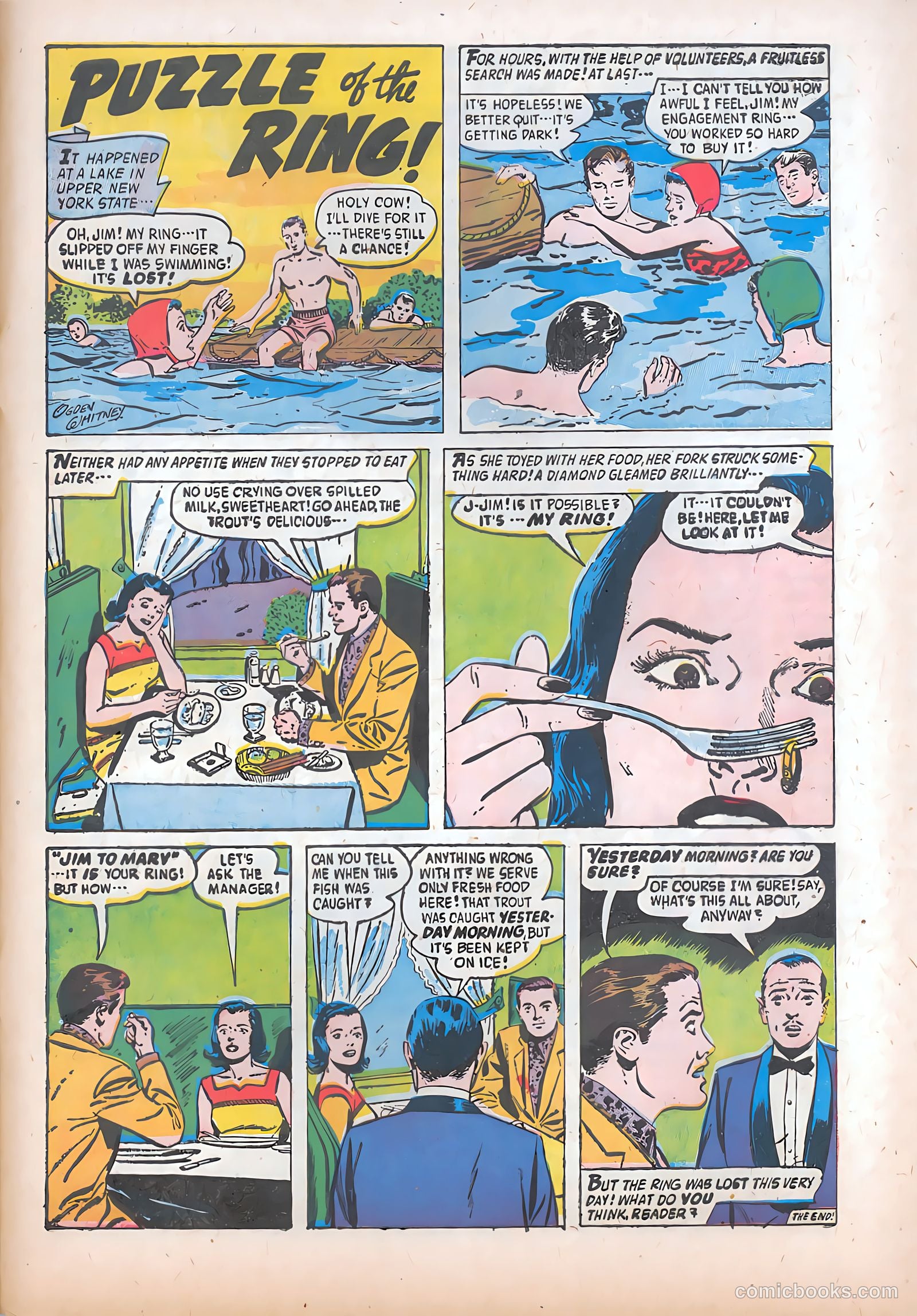 Adventures into the Unknown #91 (1957) — page 33 of 37