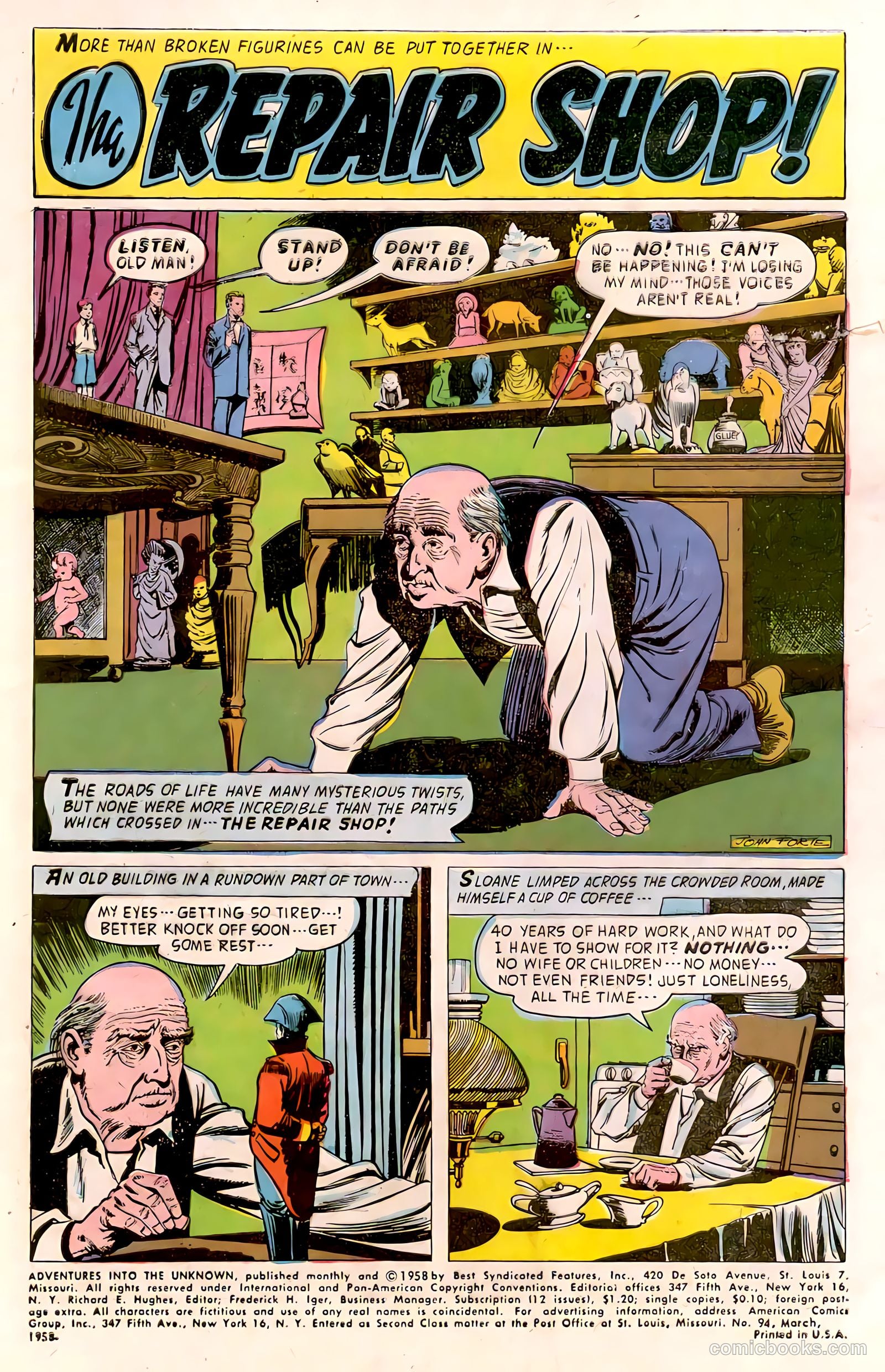 Adventures into the Unknown #94 (1958) — page 2 of 33