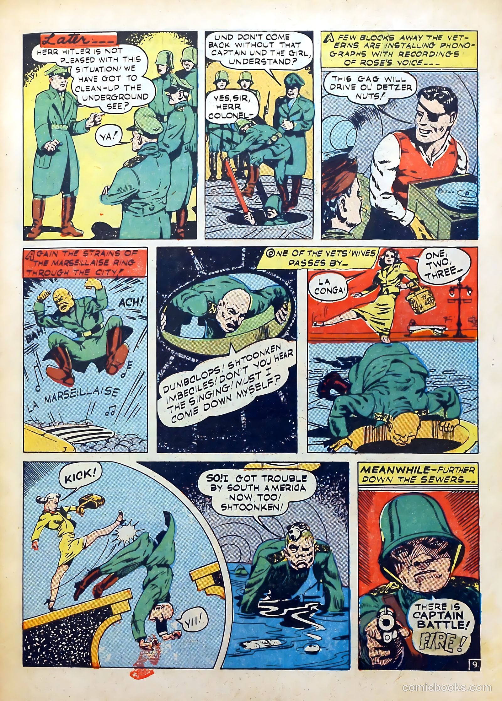 Captain Battle #5 (1943) — page 11 of 68