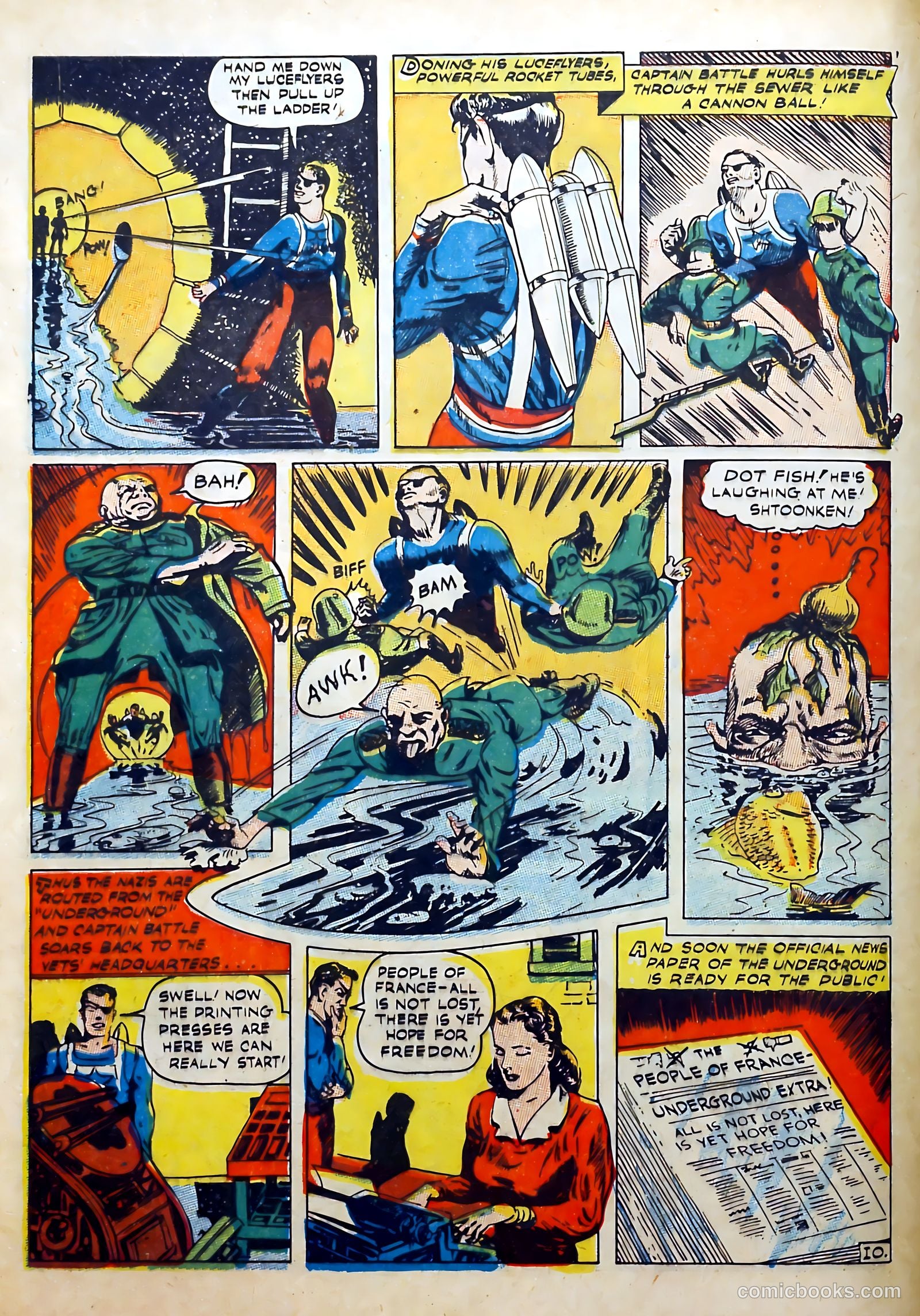 Captain Battle #5 (1943) — page 12 of 68