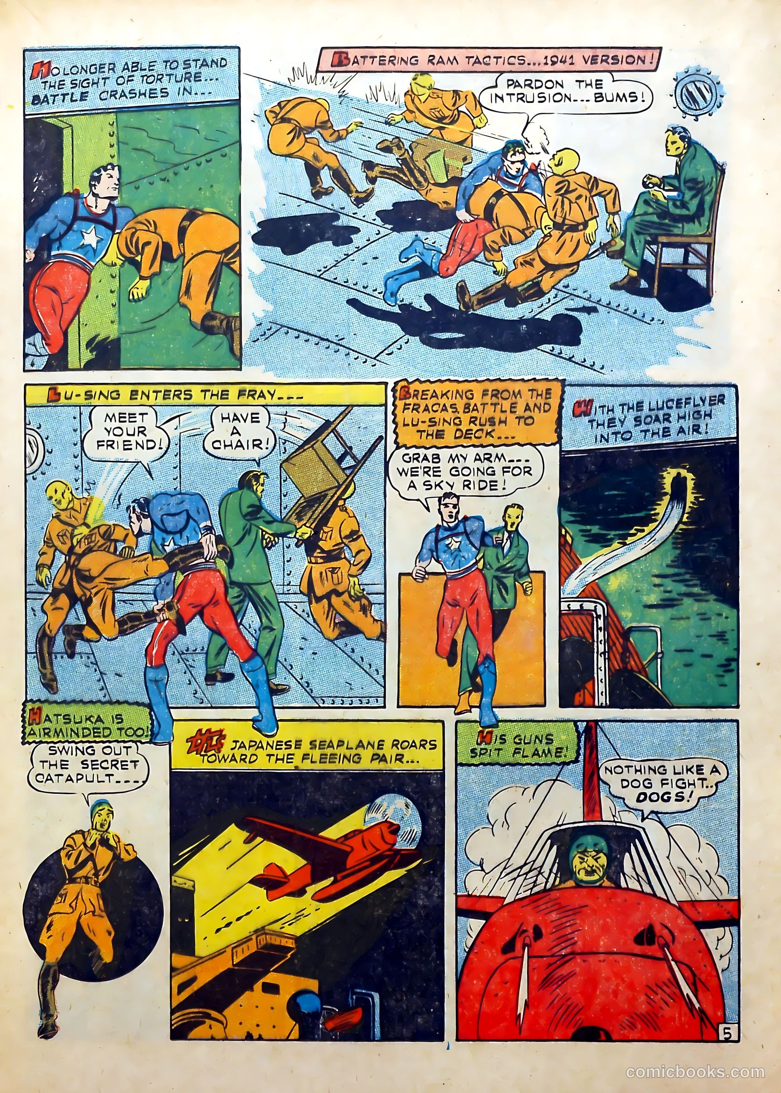 Captain Battle #5 (1943) — page 23 of 68