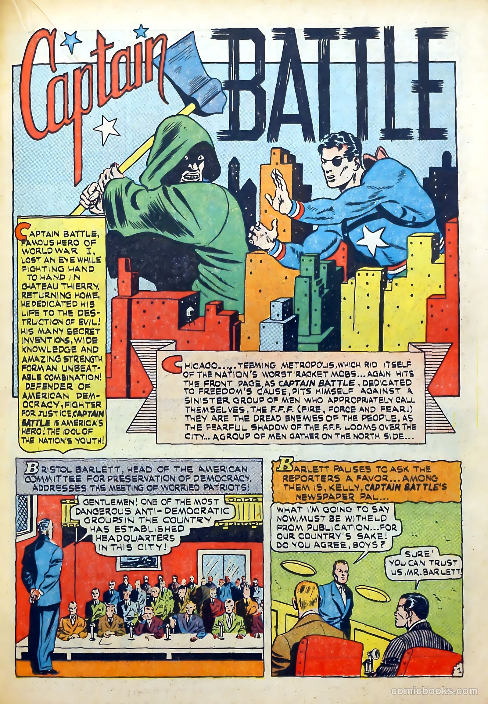 Captain Battle #5 (1943) — page 35 of 68