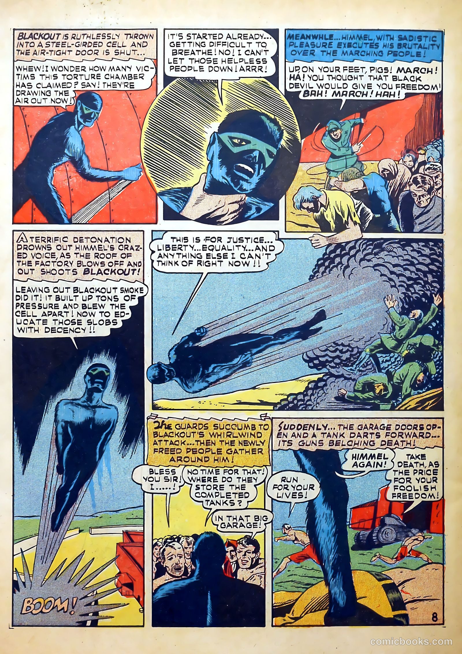 Captain Battle #5 (1943) — page 64 of 68