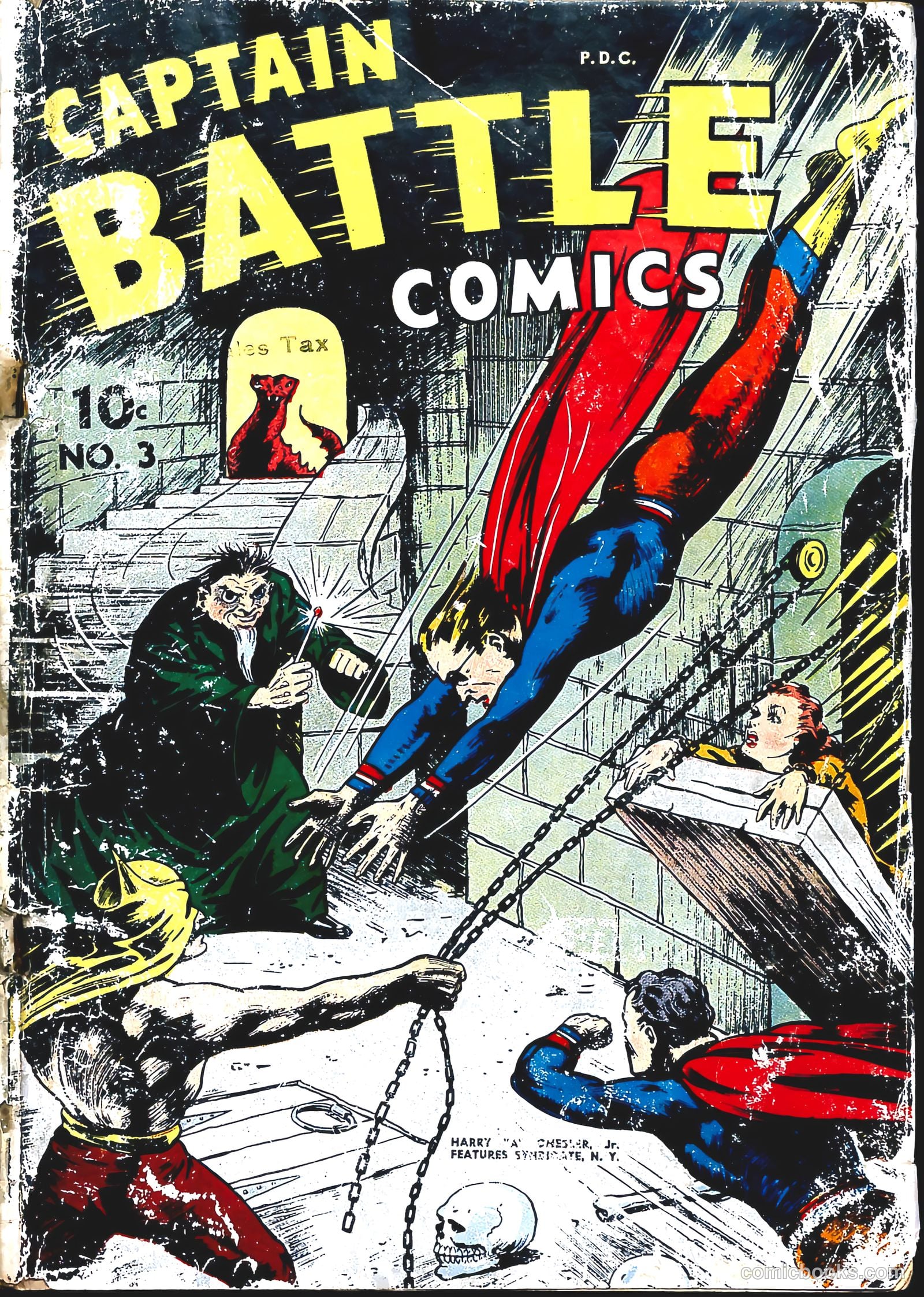 Captain Battle Comics #3 (1941) — page 2 of 54