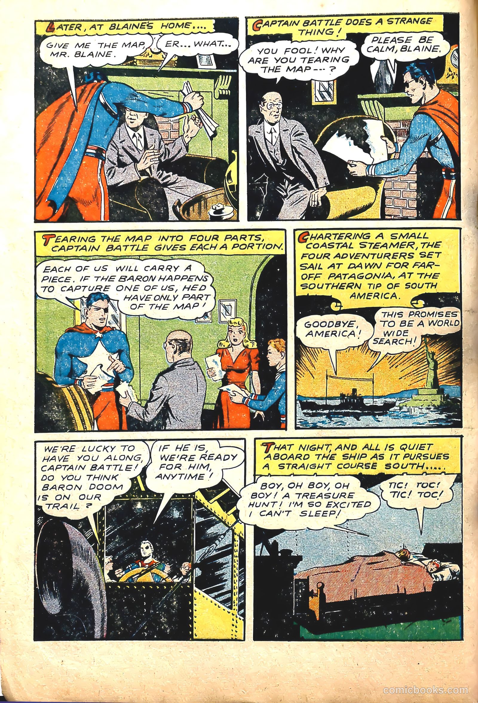 Captain Battle Comics #3 (1941) — page 5 of 54