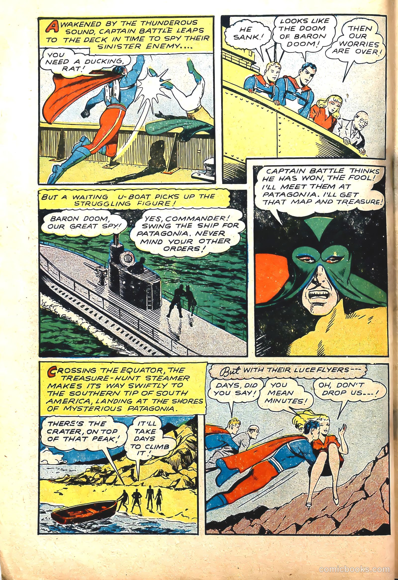 Captain Battle Comics #3 (1941) — page 7 of 54