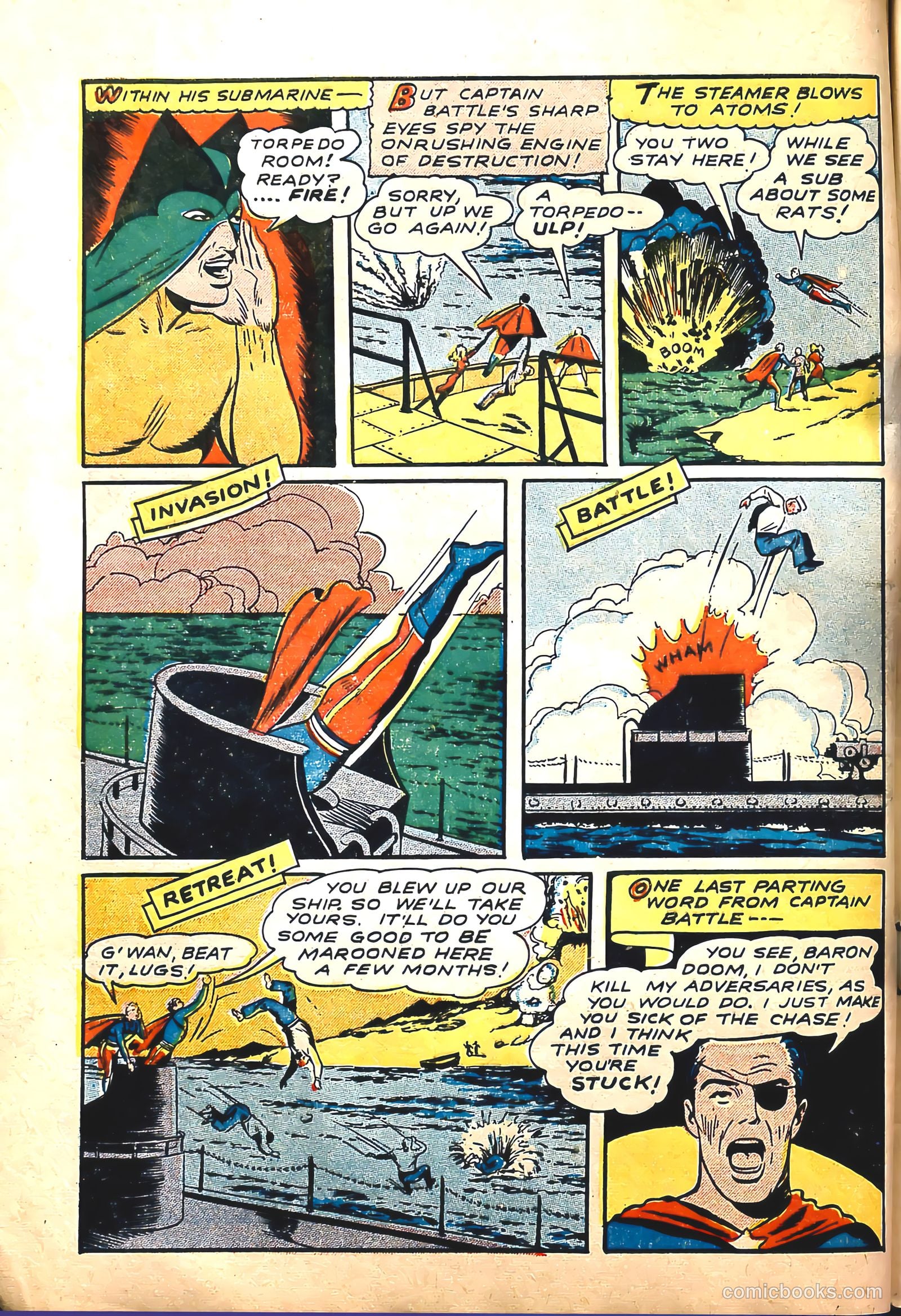 Captain Battle Comics #3 (1941) — page 11 of 54