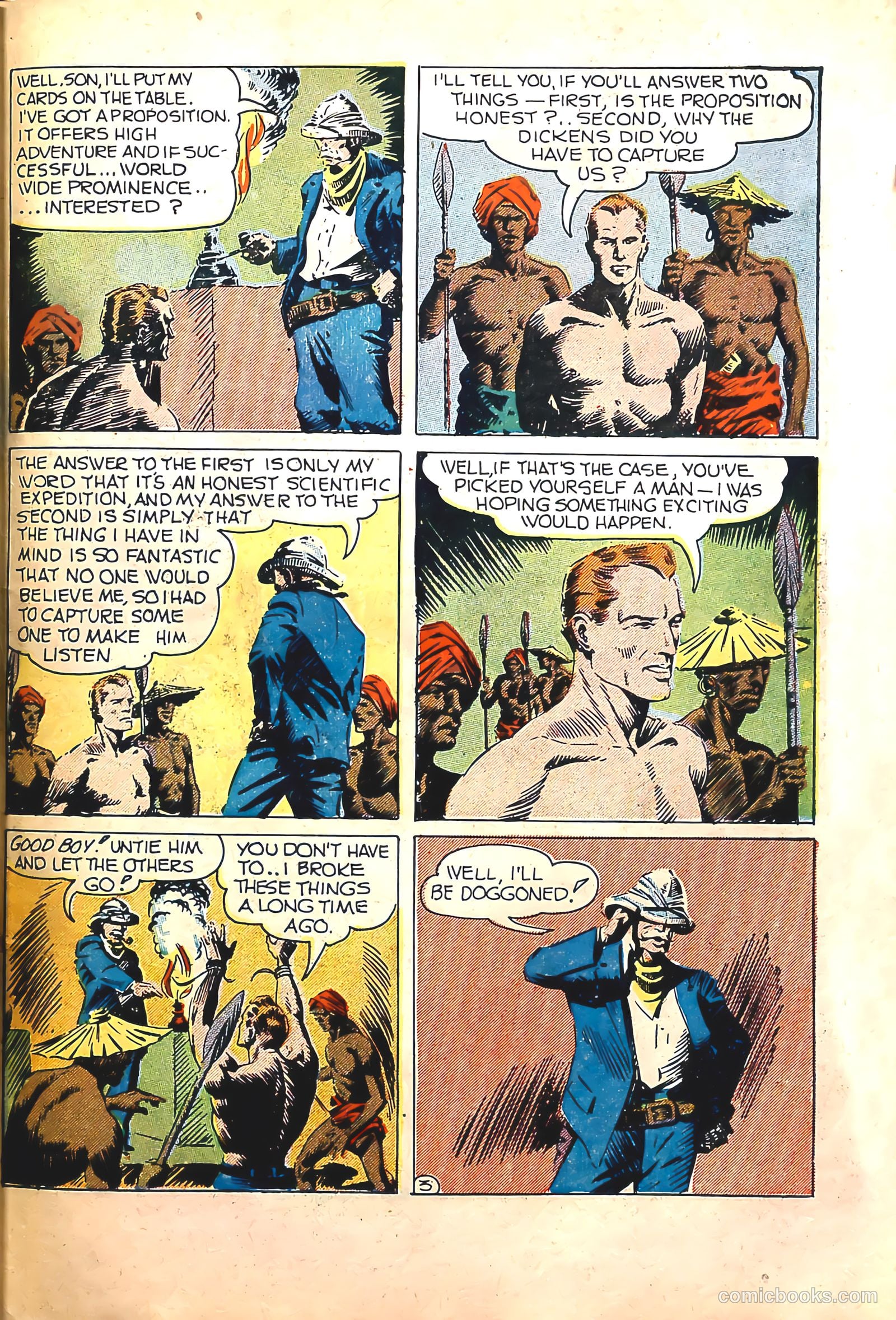 Captain Battle Comics #3 (1941) — page 46 of 54