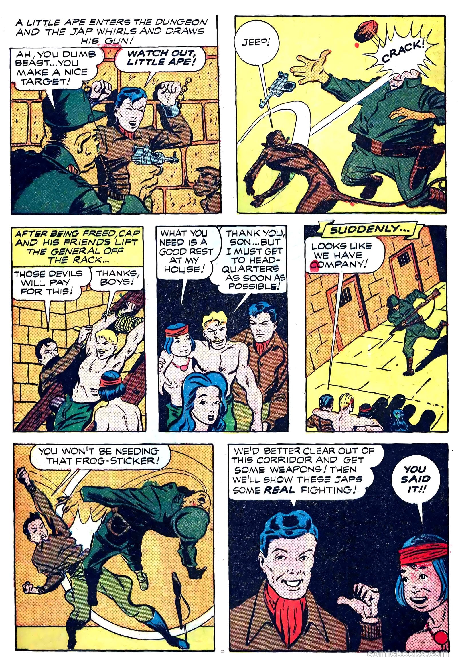 Captain Battle Jr. #2 (1944) — page 23 of 60
