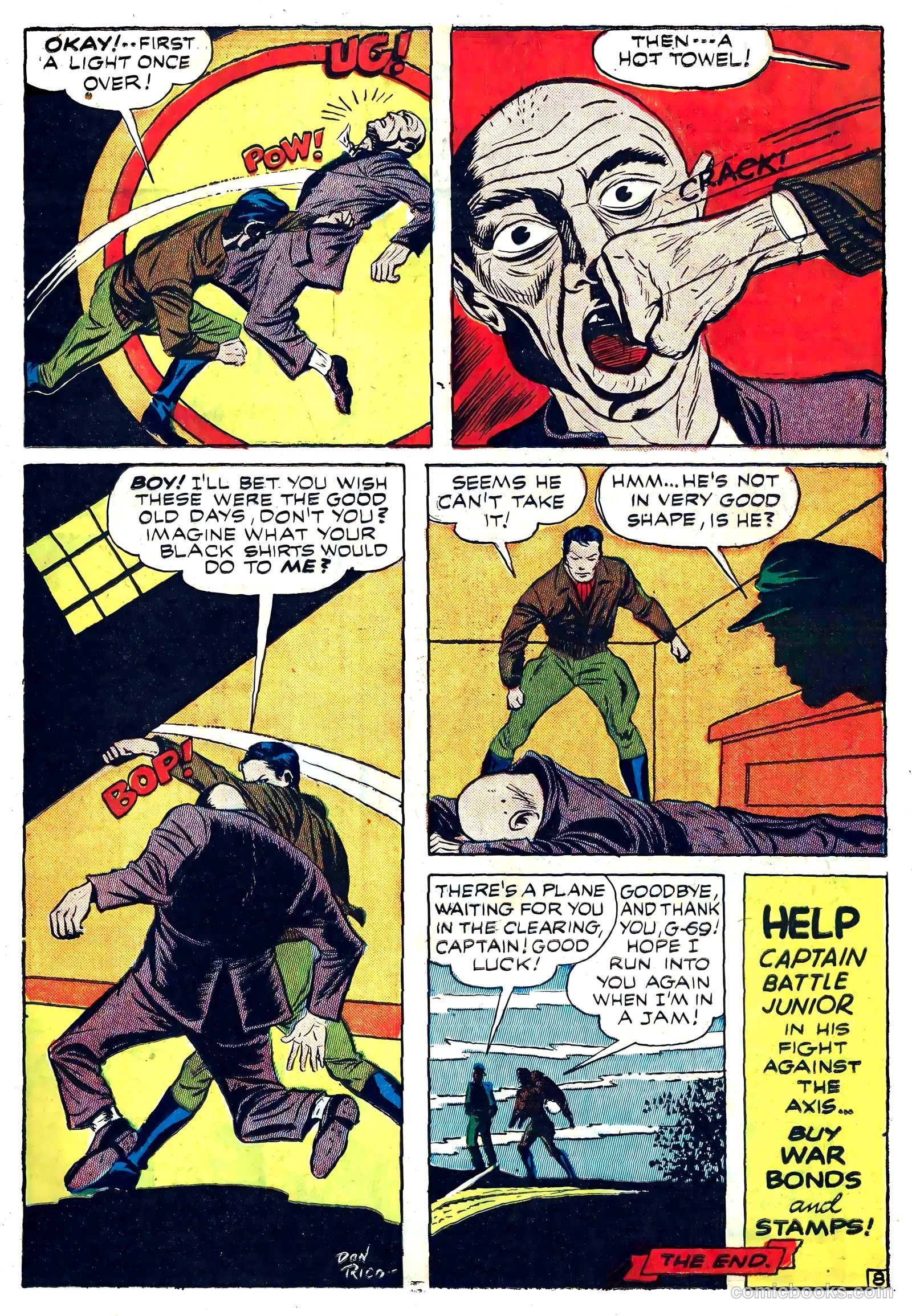 Captain Battle Jr. #2 (1944) — page 35 of 60
