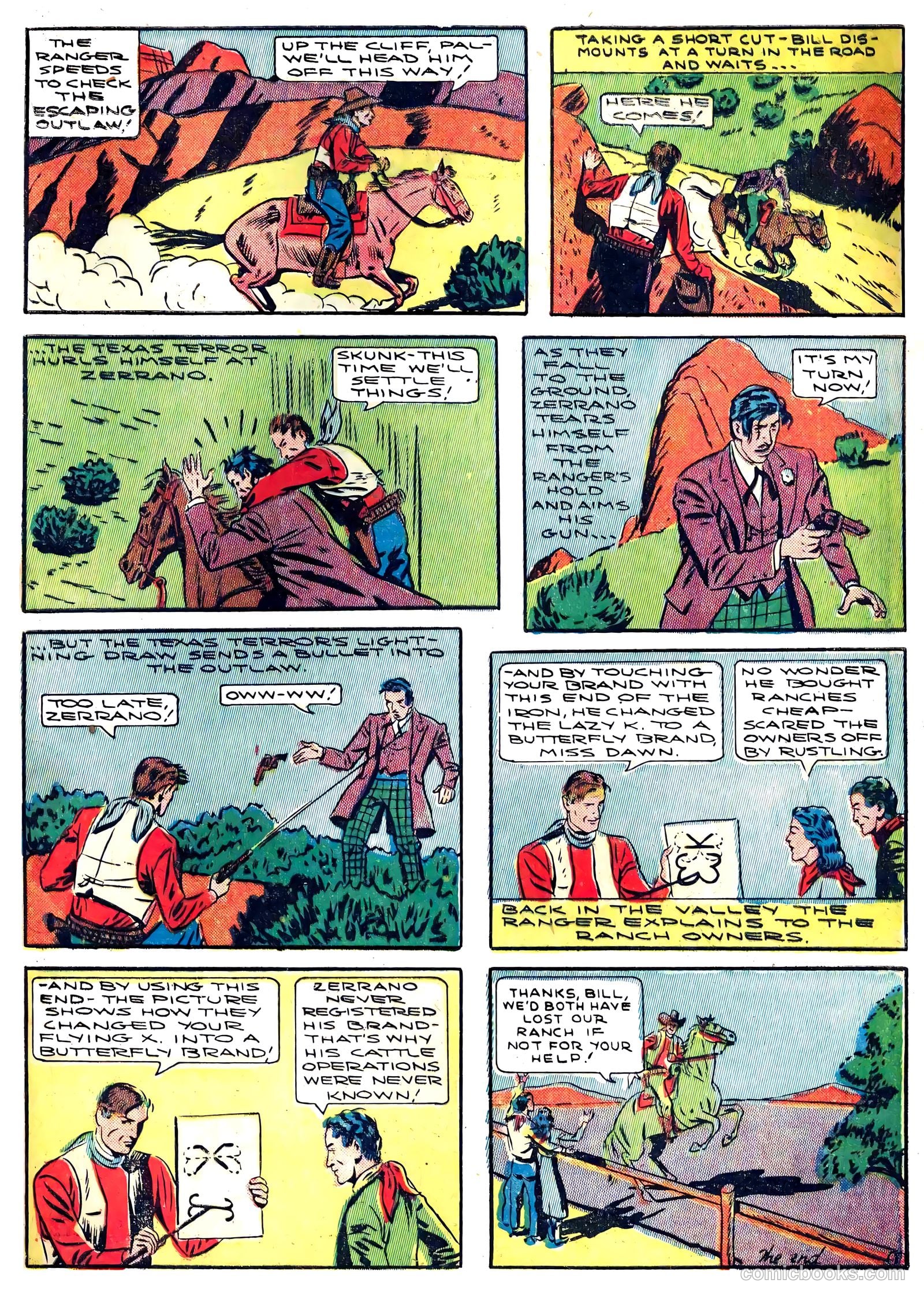Captain Battle Jr. #2 (1944) — page 57 of 60
