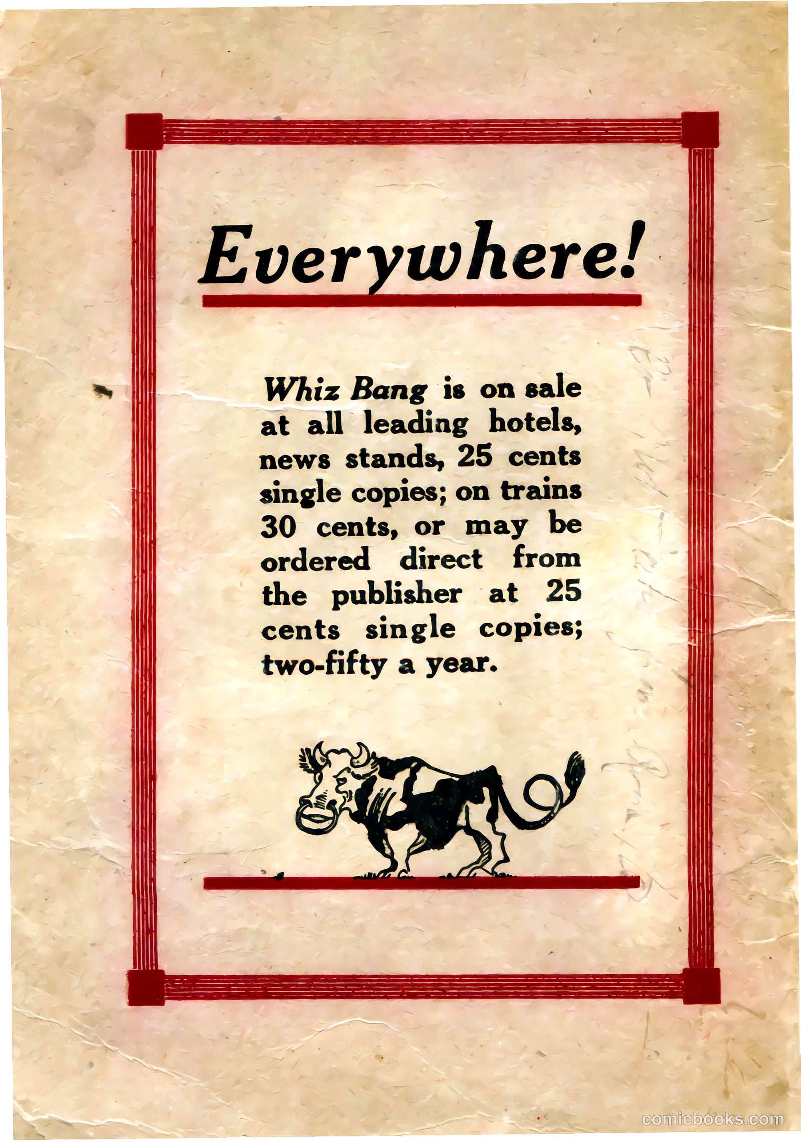Captain Billy's Whiz Bang #19 (1921) — page 68 of 68