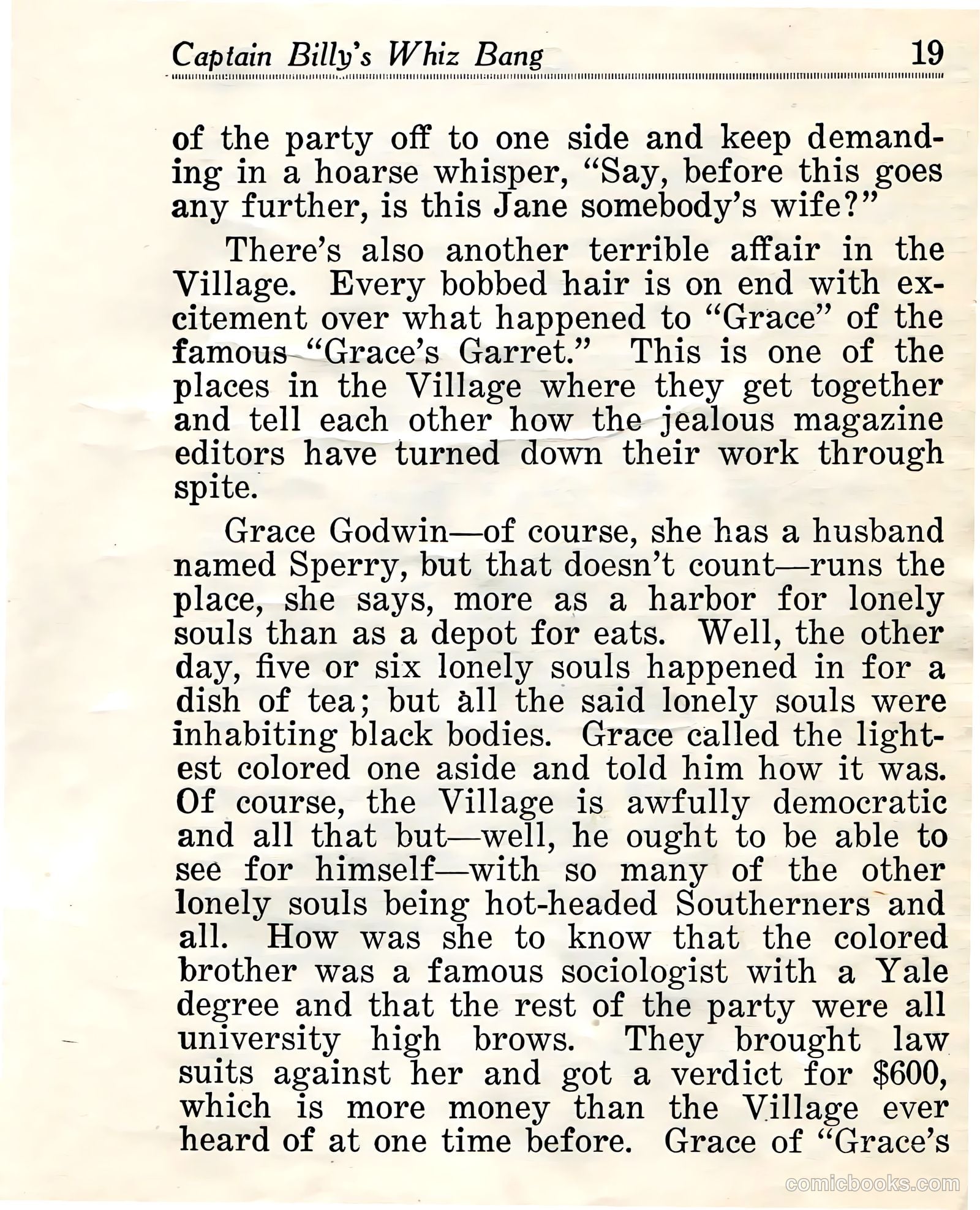 Captain Billy's Whiz Bang #23 (1921) — page 21 of 68