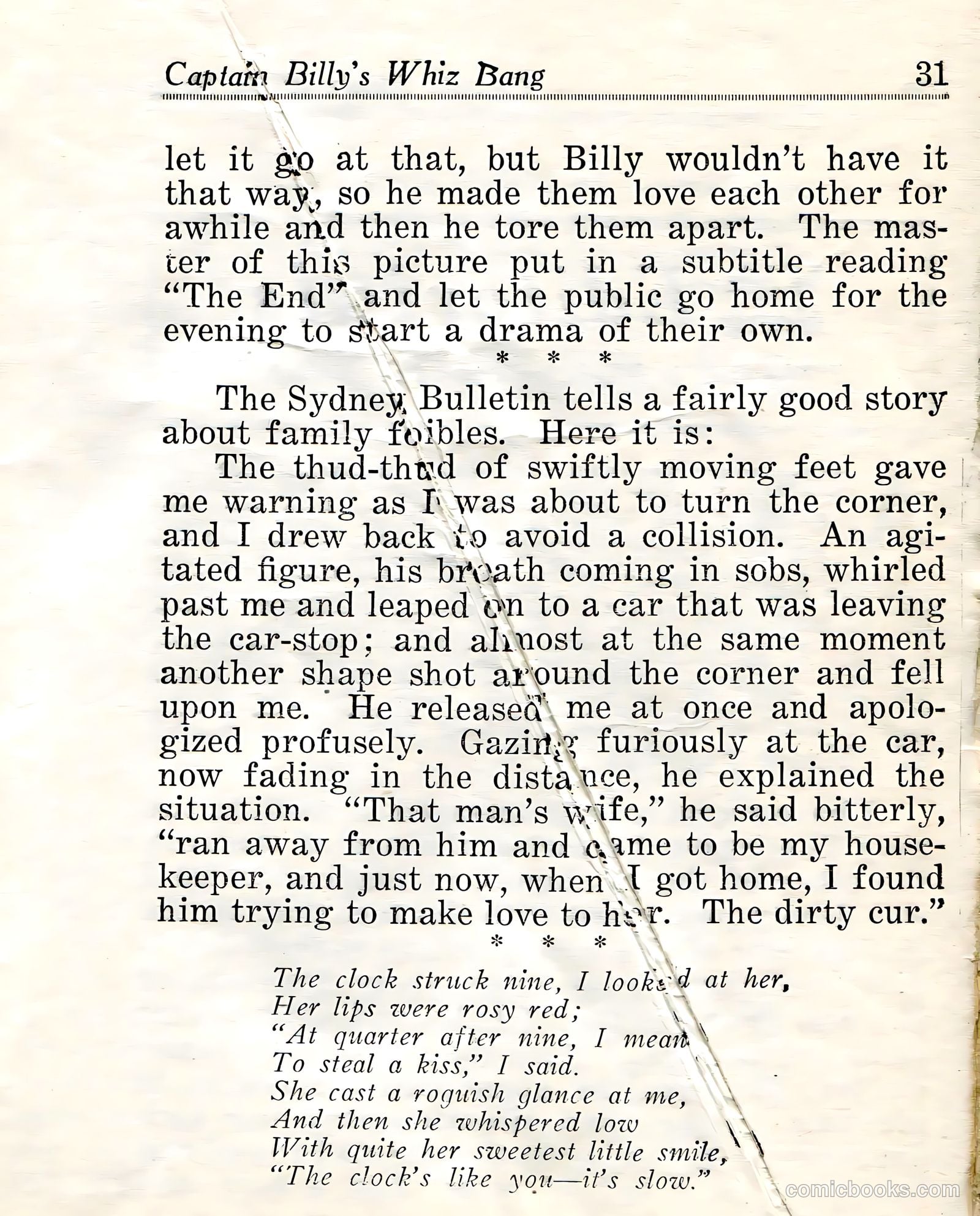 Captain Billy's Whiz Bang #23 (1921) — page 33 of 68