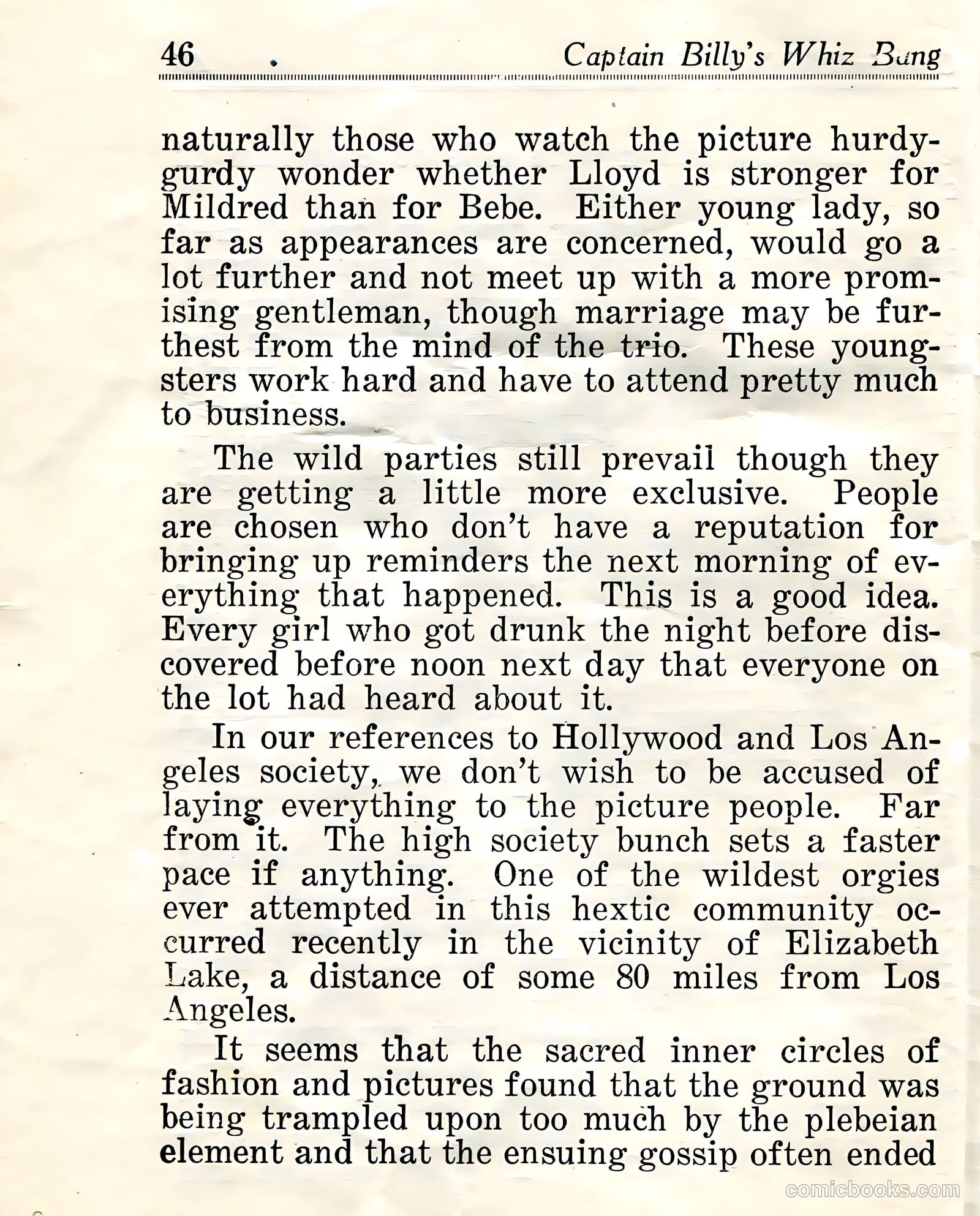 Captain Billy's Whiz Bang #23 (1921) — page 48 of 68