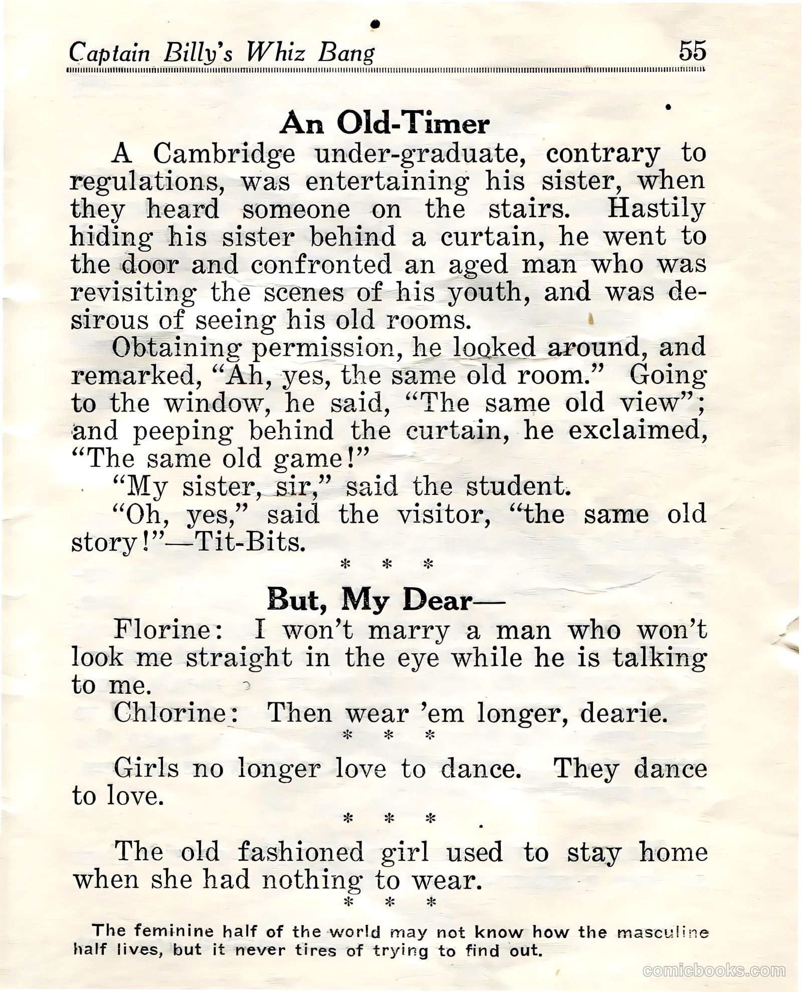 Captain Billy's Whiz Bang #23 (1921) — page 57 of 68