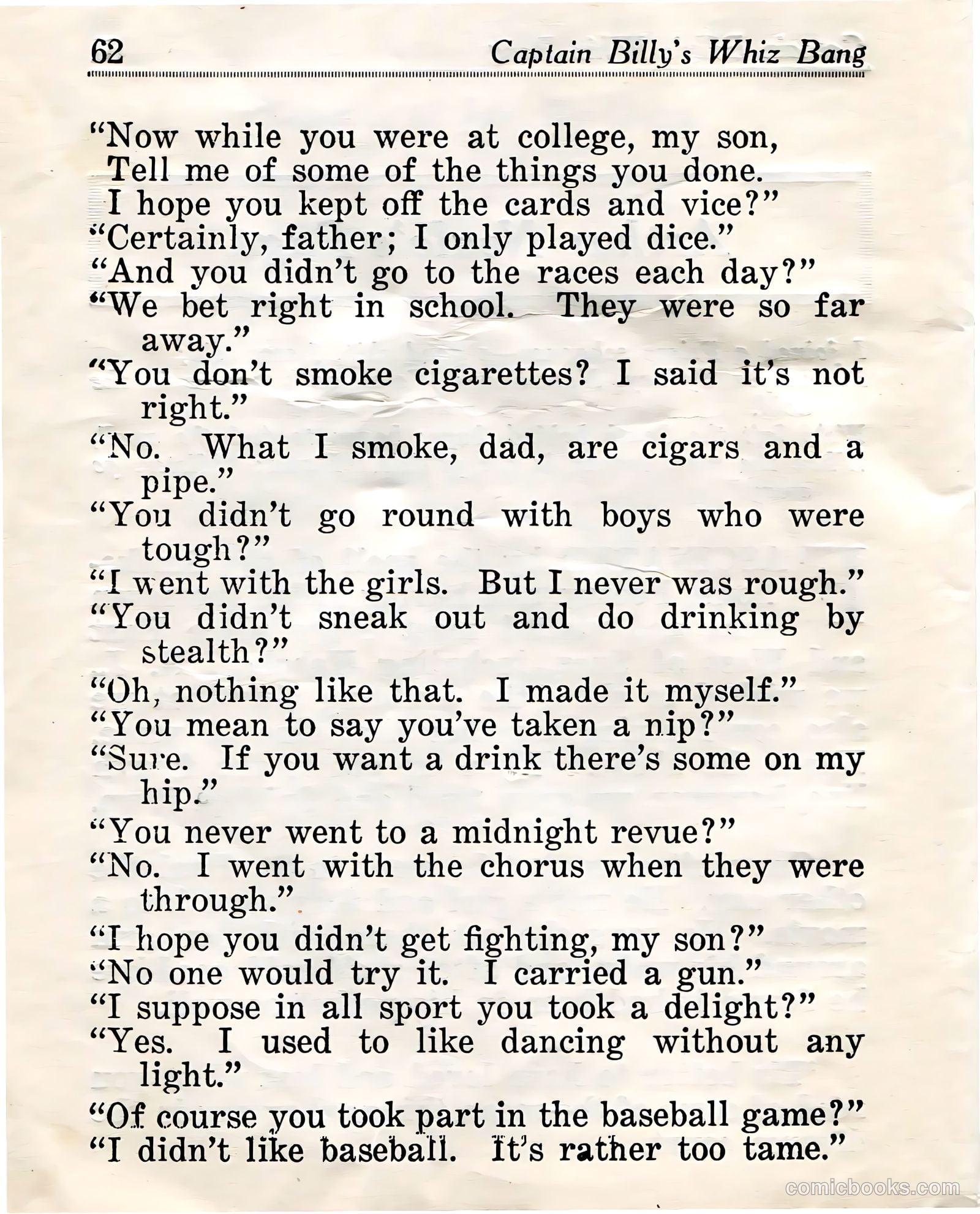 Captain Billy's Whiz Bang #23 (1921) — page 64 of 68
