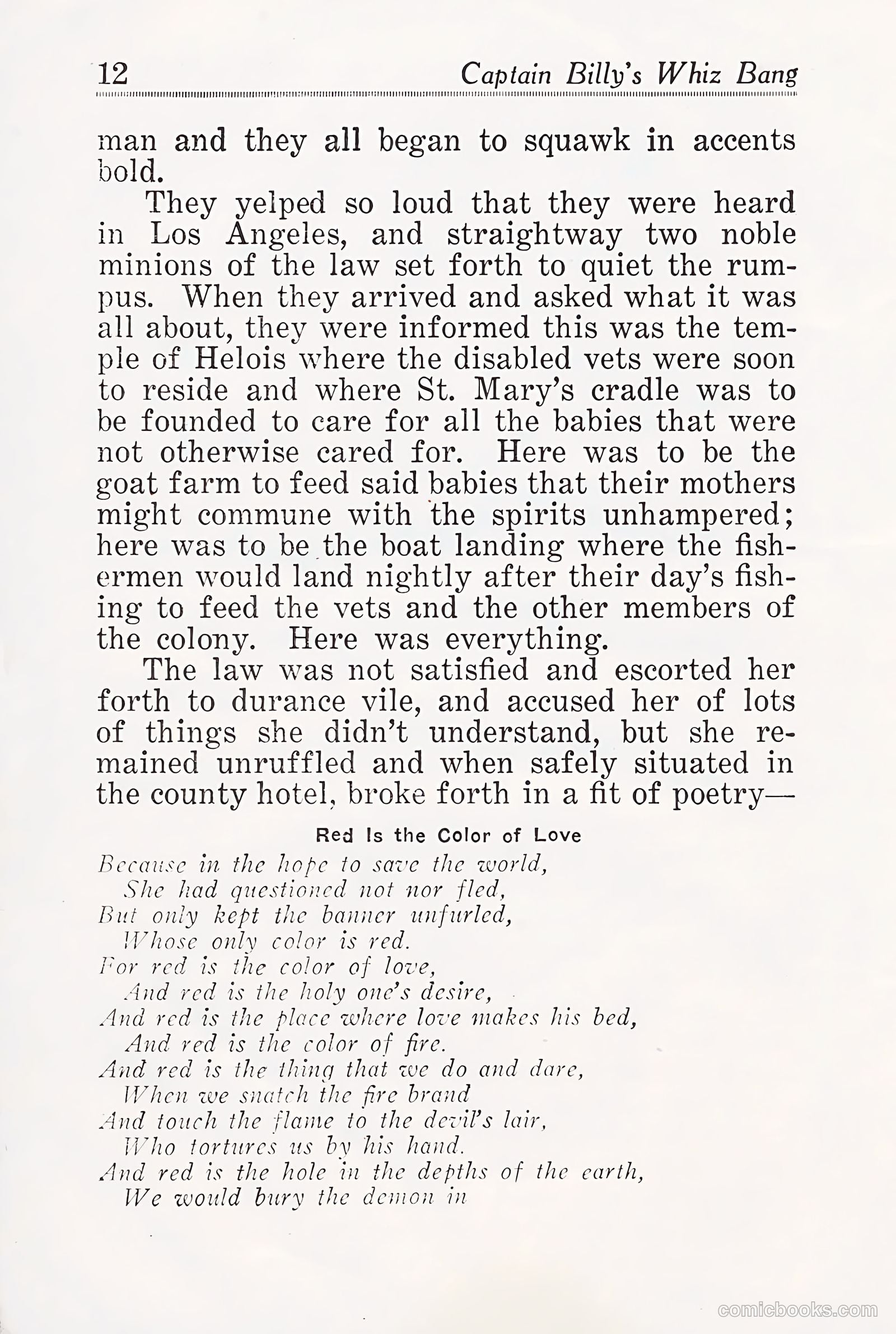 Captain Billy's Whiz Bang #25 (1921) — page 14 of 68