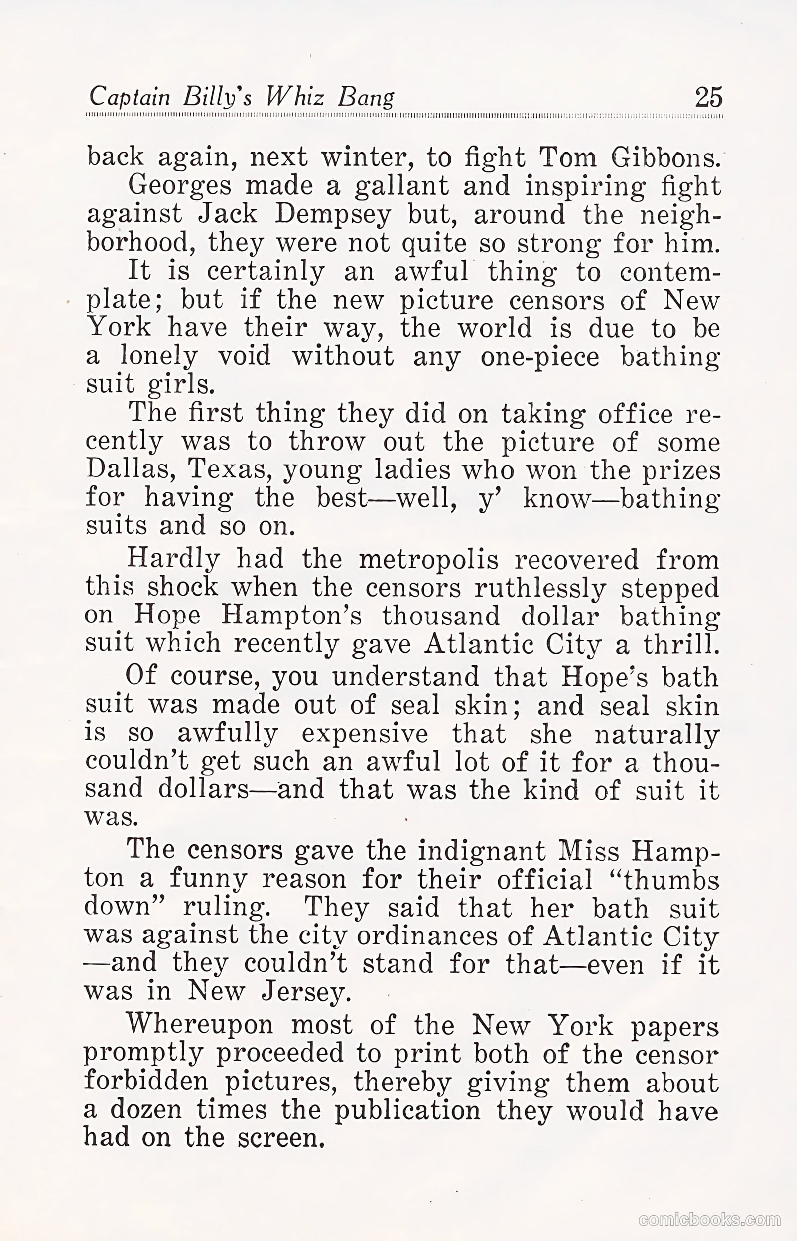 Captain Billy's Whiz Bang #25 (1921) — page 27 of 68