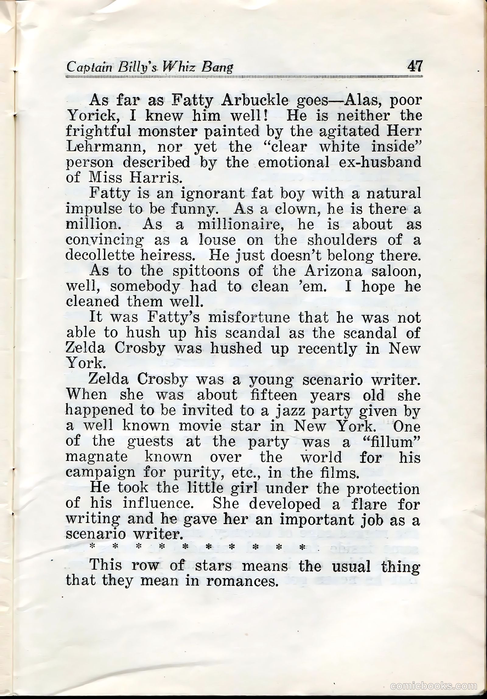 Captain Billy's Whiz Bang #27 (1921) — page 49 of 68