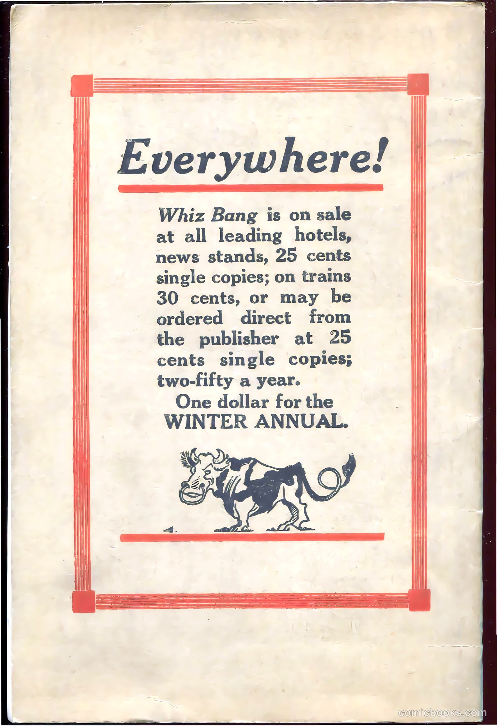 Captain Billy's Whiz Bang #28 (1921) — page 68 of 68