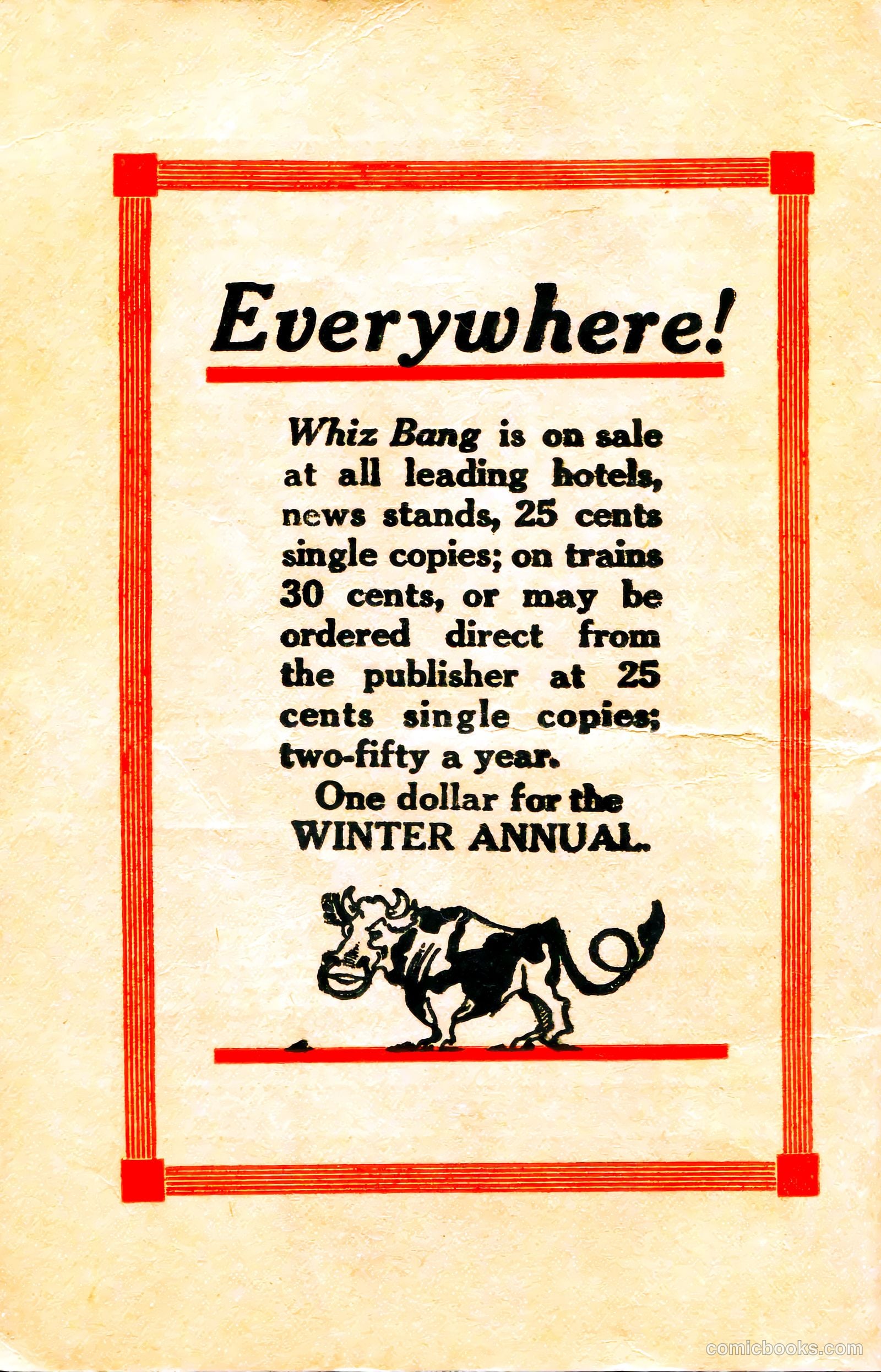 Captain Billy's Whiz Bang #30 (1922) — page 68 of 68
