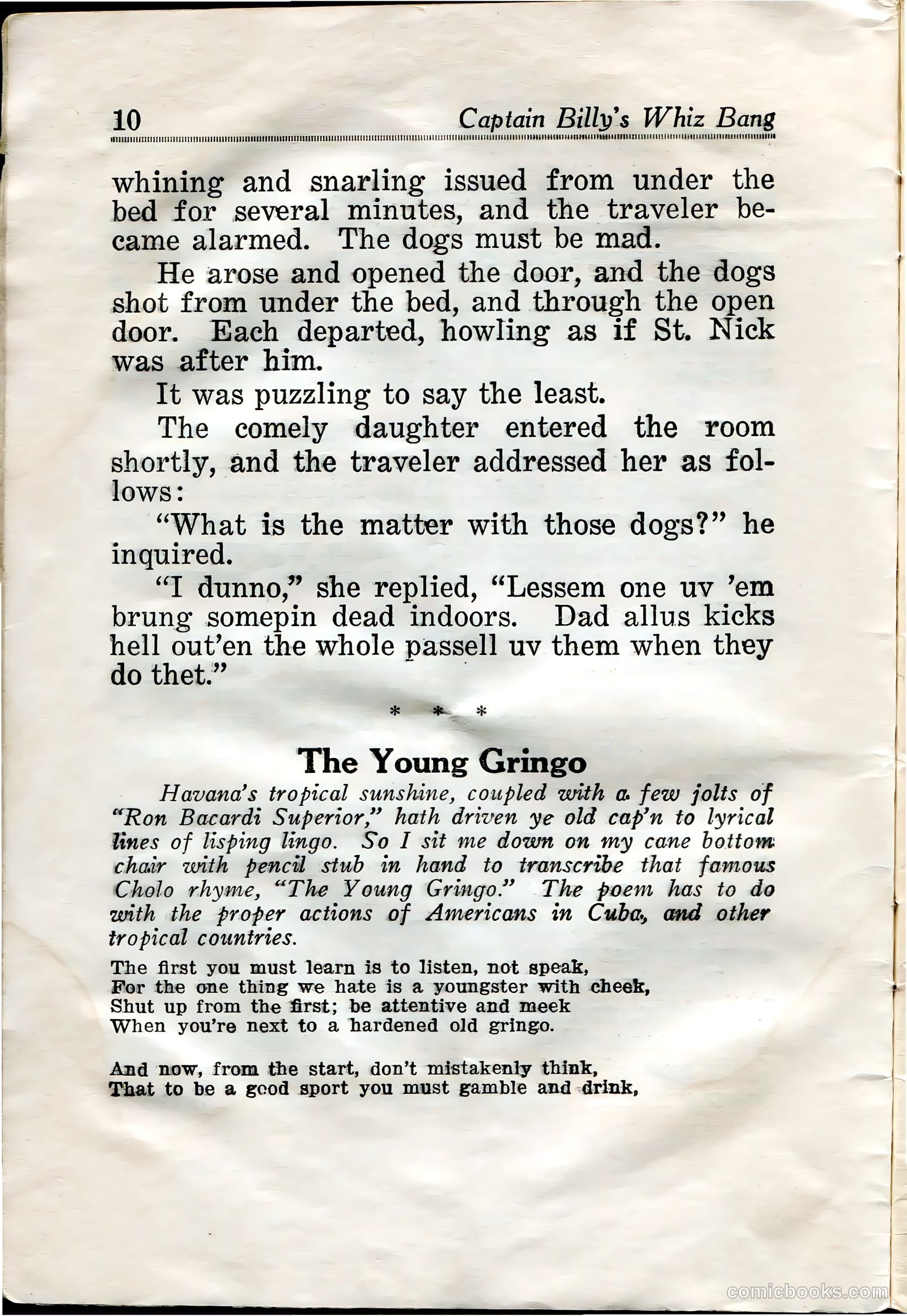 Captain Billy's Whiz Bang #31 (1922) — page 12 of 68