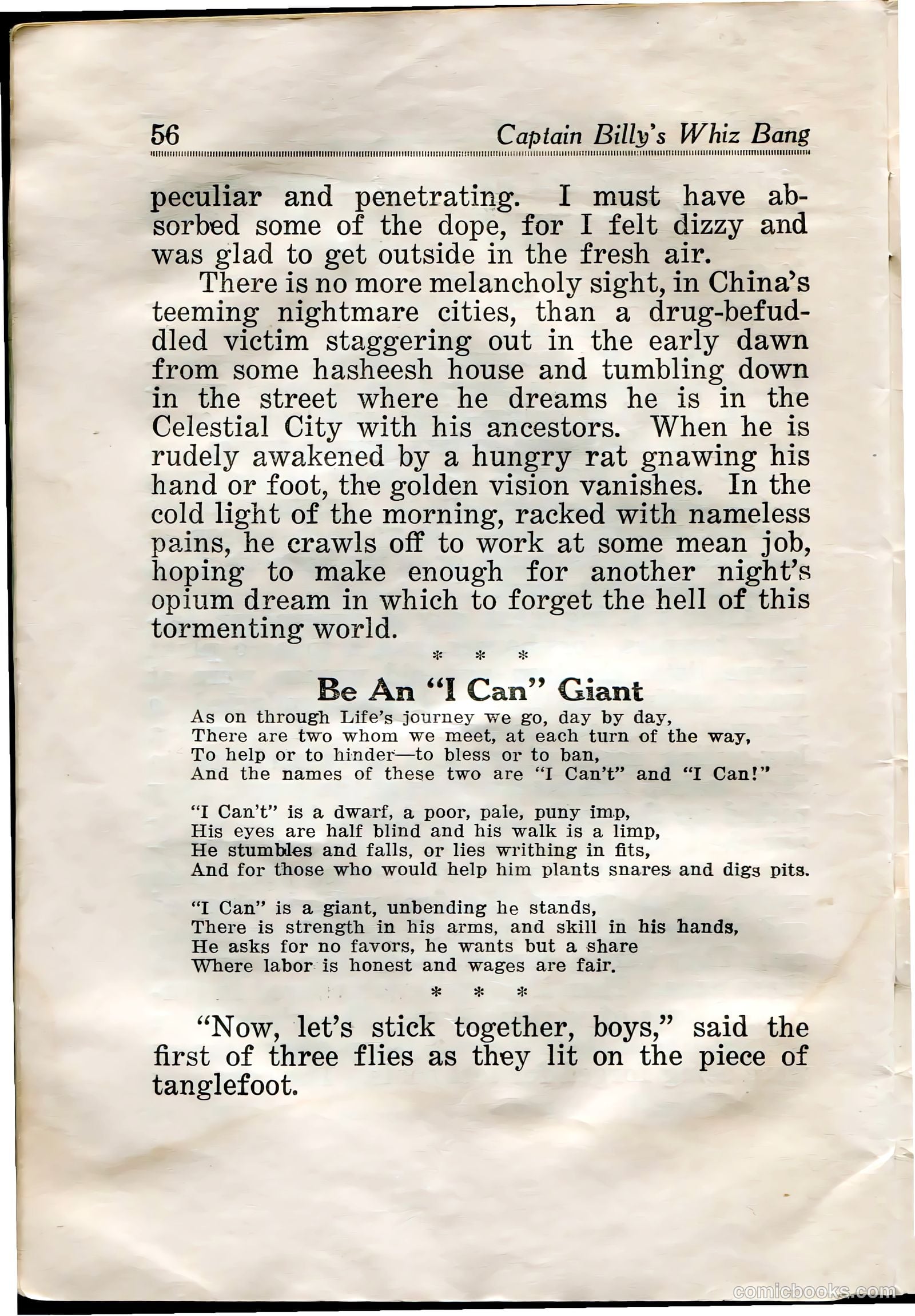 Captain Billy's Whiz Bang #31 (1922) — page 58 of 68