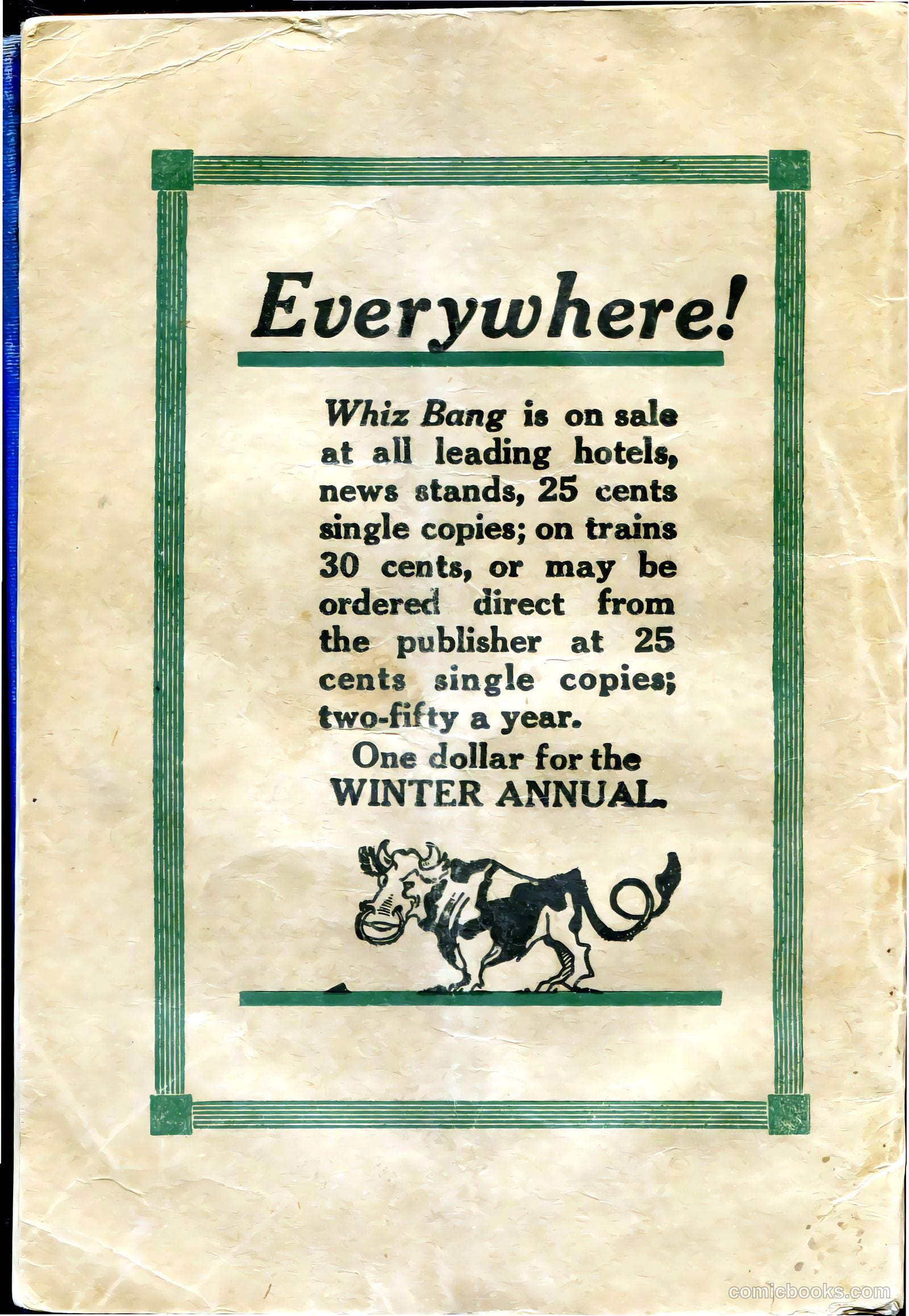 Captain Billy's Whiz Bang #31 (1922) — page 68 of 68