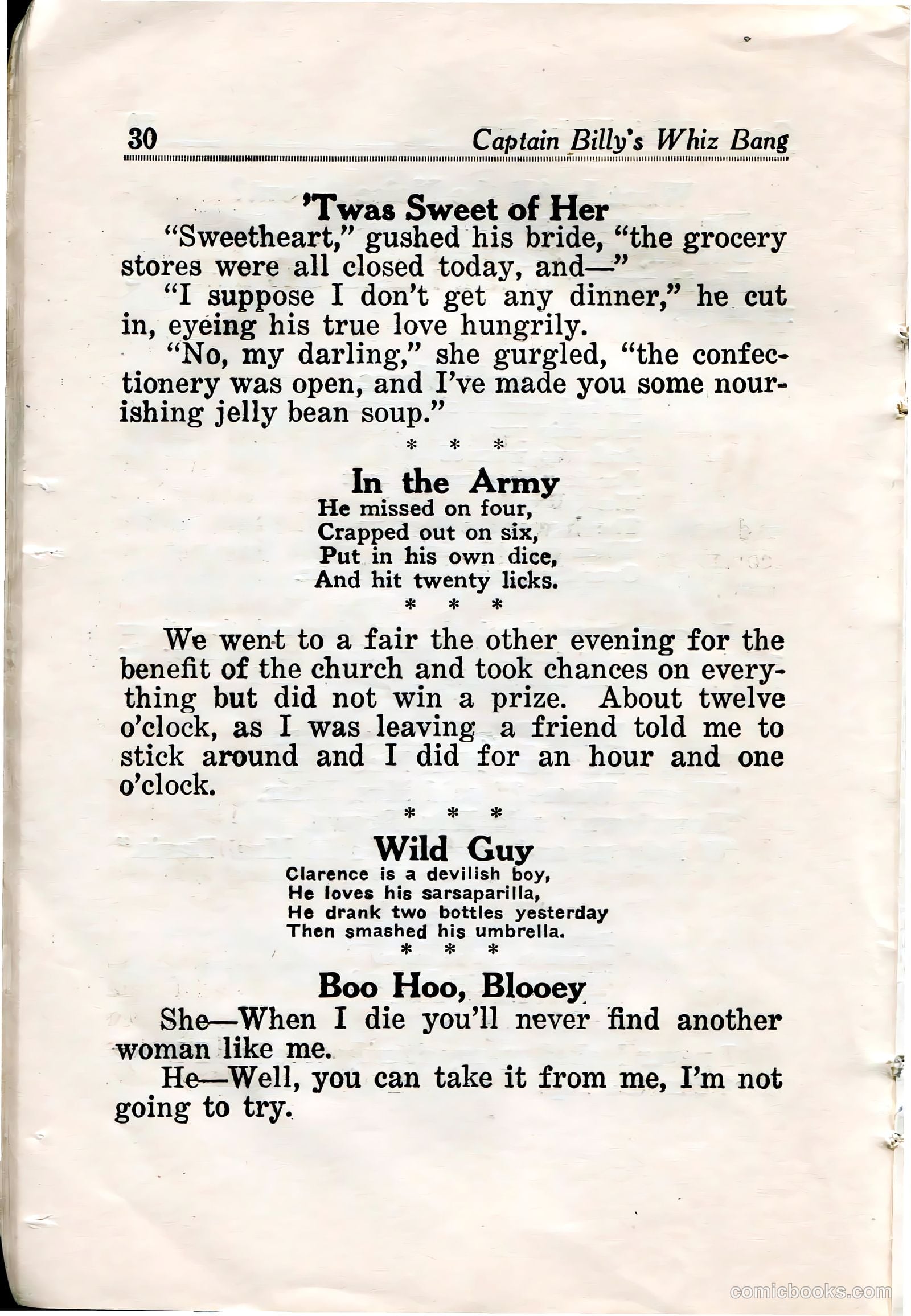 Captain Billy's Whiz Bang #32 (1922) — page 32 of 67