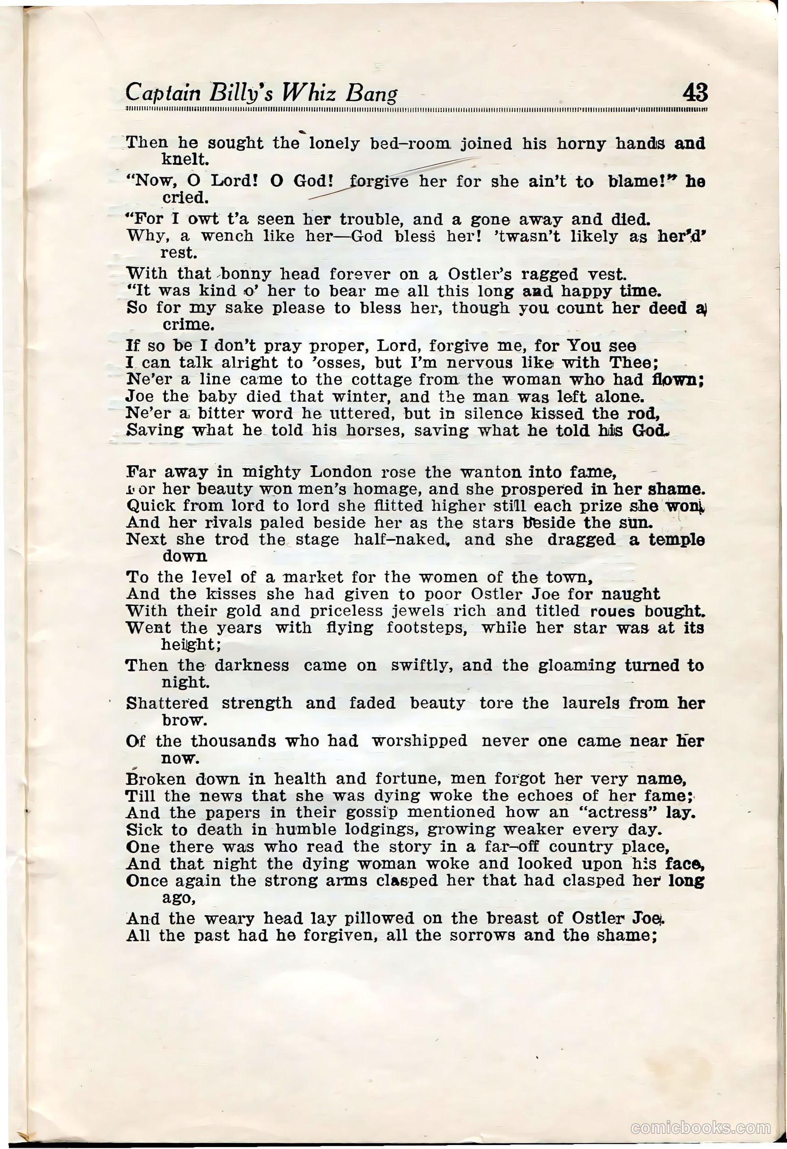 Captain Billy's Whiz Bang #33 (1922) — page 45 of 68