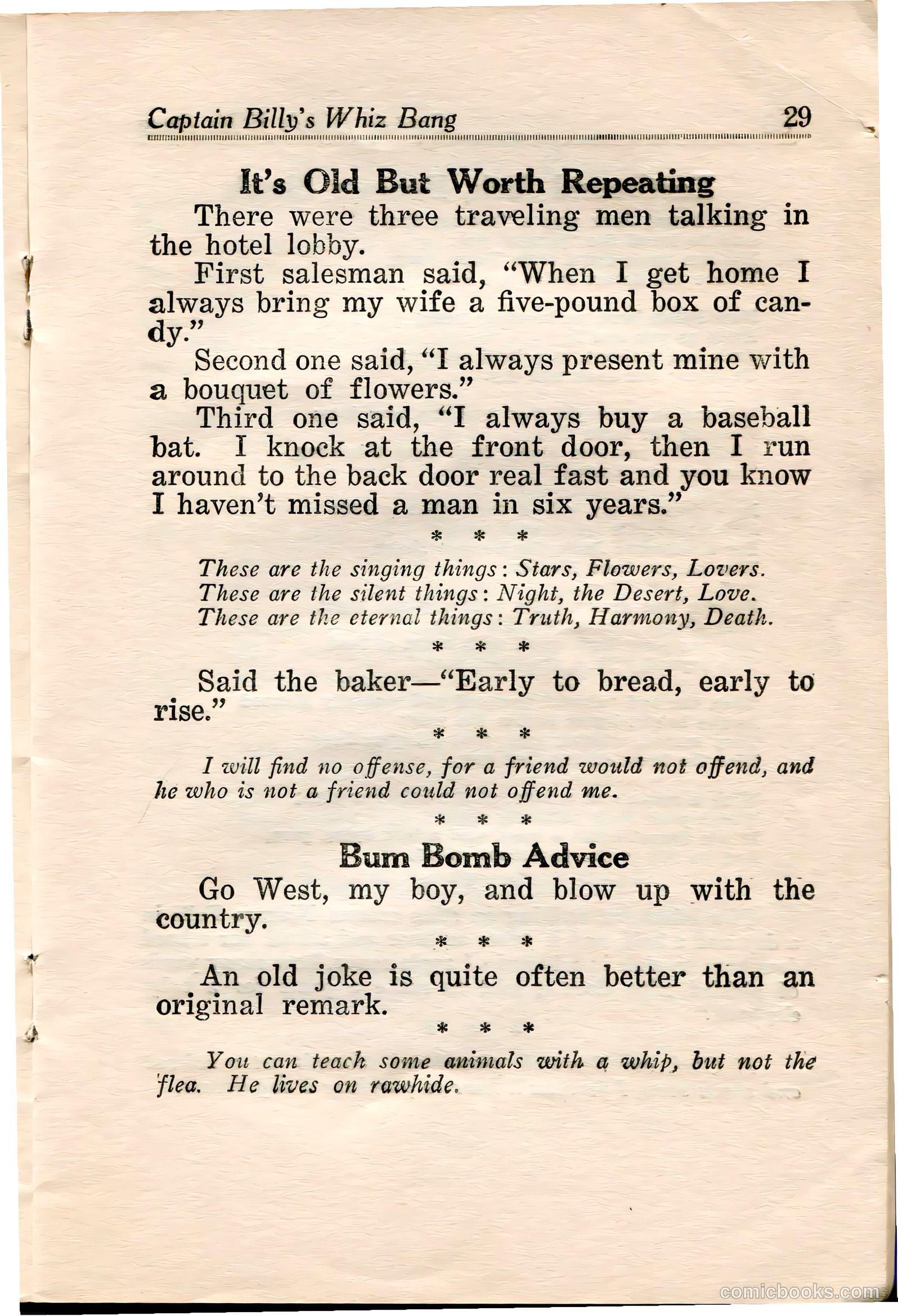 Captain Billy's Whiz Bang #35 (1922) — page 30 of 67