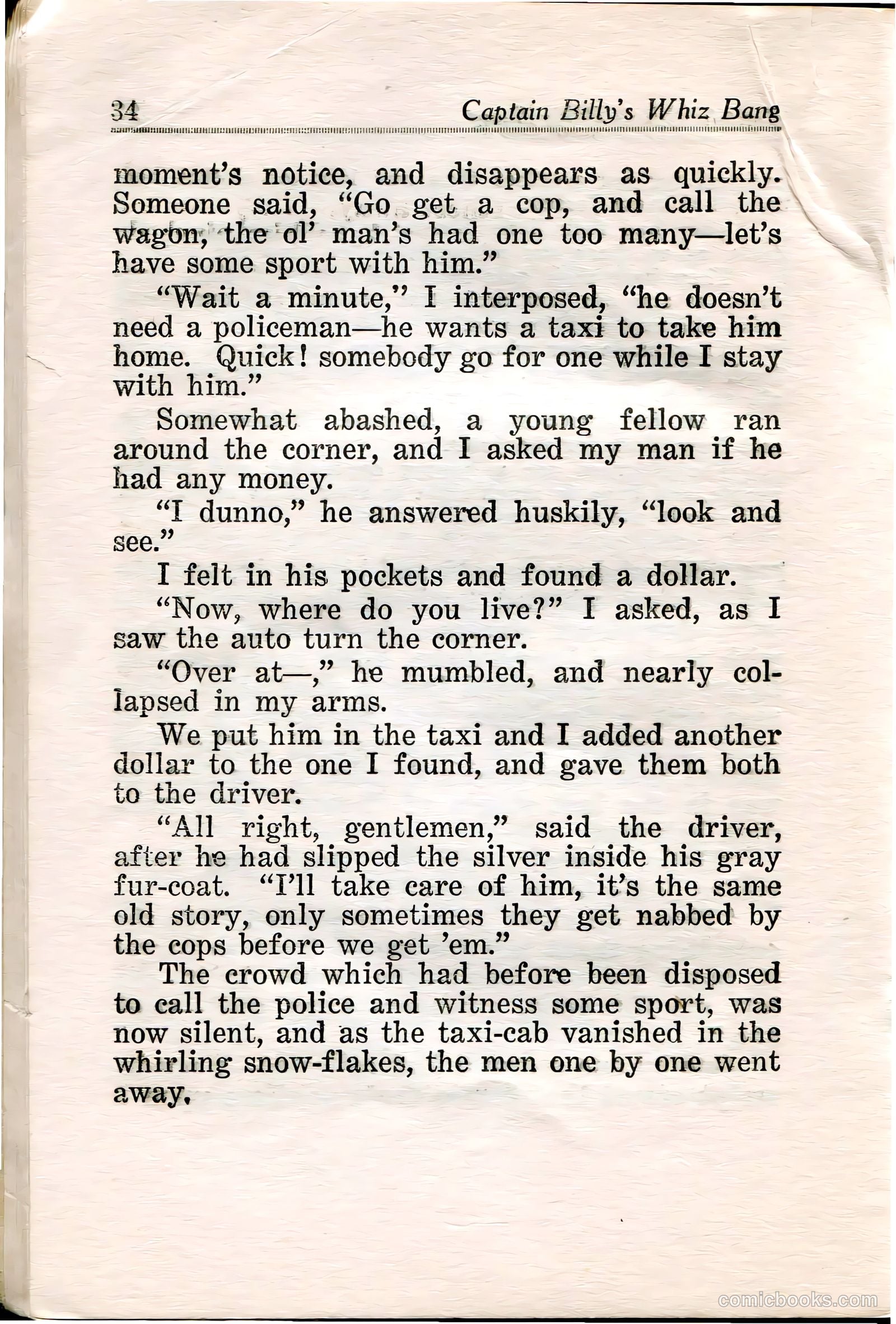 Captain Billy's Whiz Bang #35 (1922) — page 35 of 67