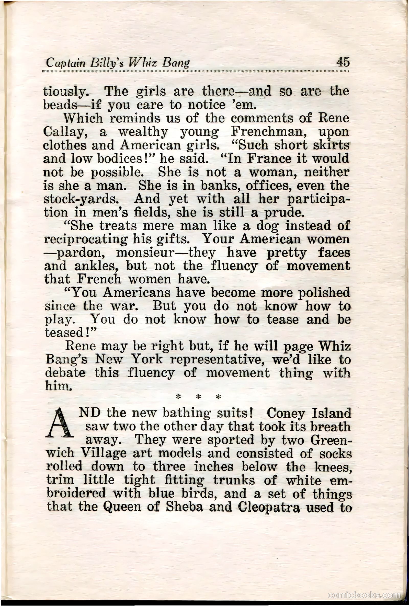 Captain Billy's Whiz Bang #35 (1922) — page 46 of 67