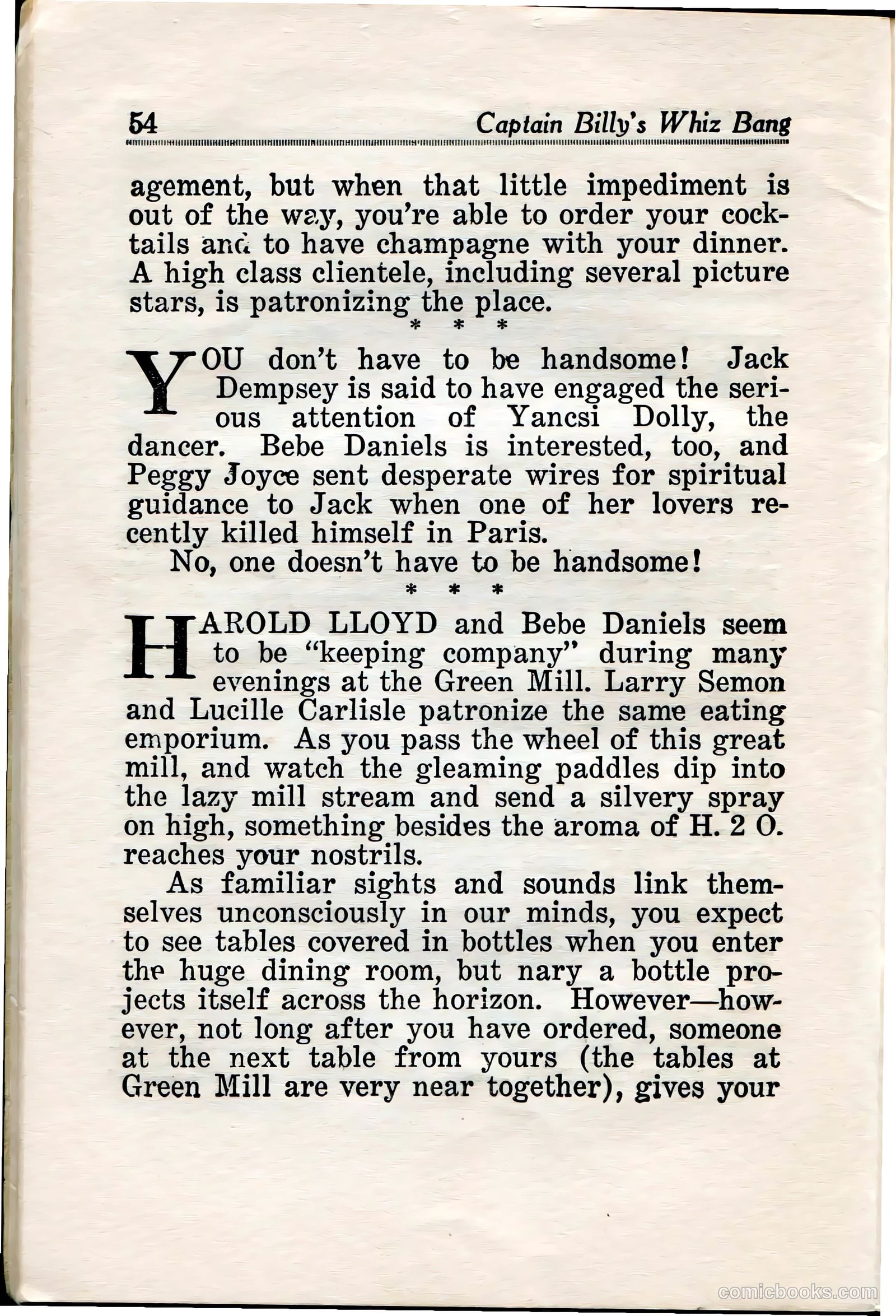 Captain Billy's Whiz Bang #35 (1922) — page 55 of 67