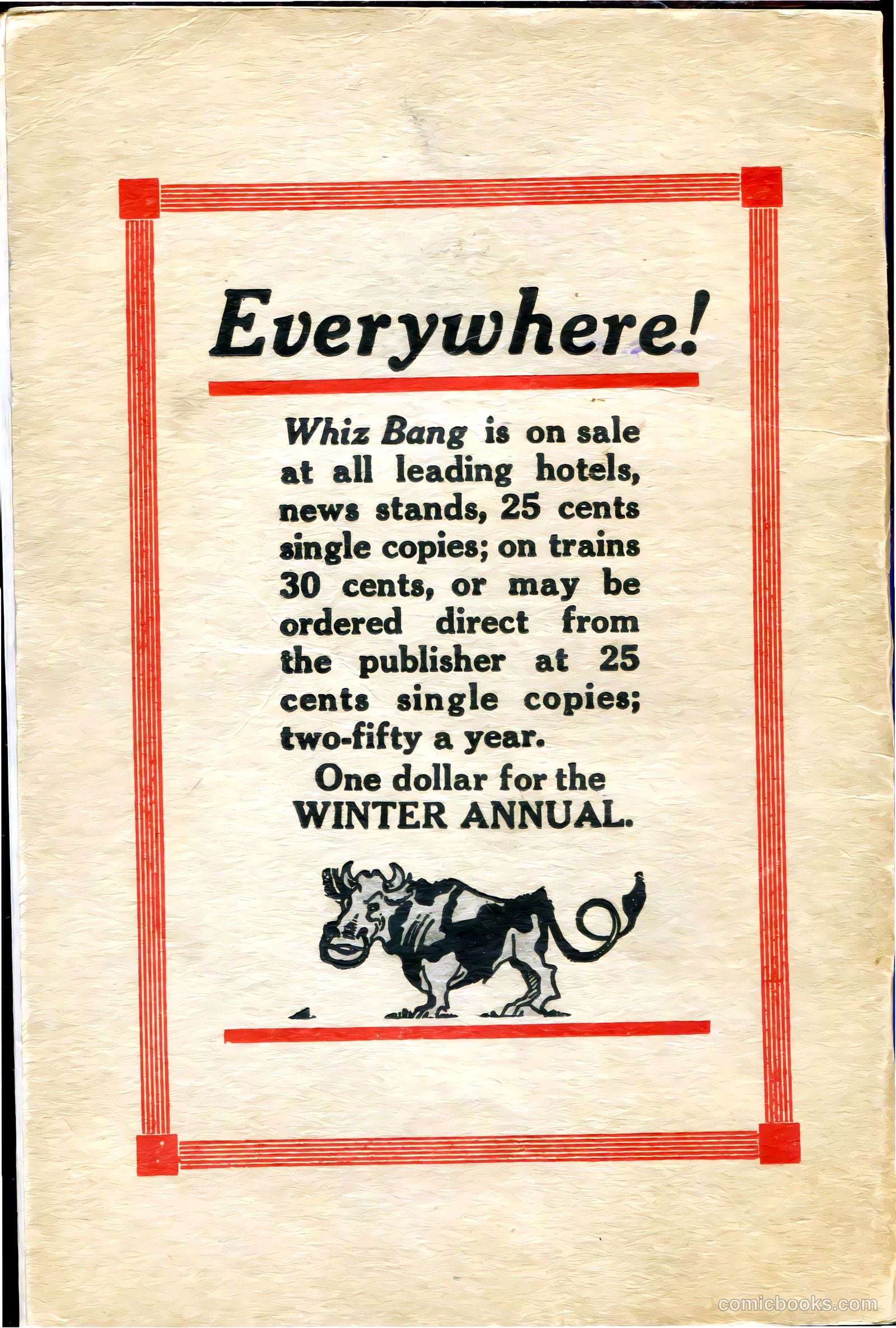 Captain Billy's Whiz Bang #35 (1922) — page 67 of 67