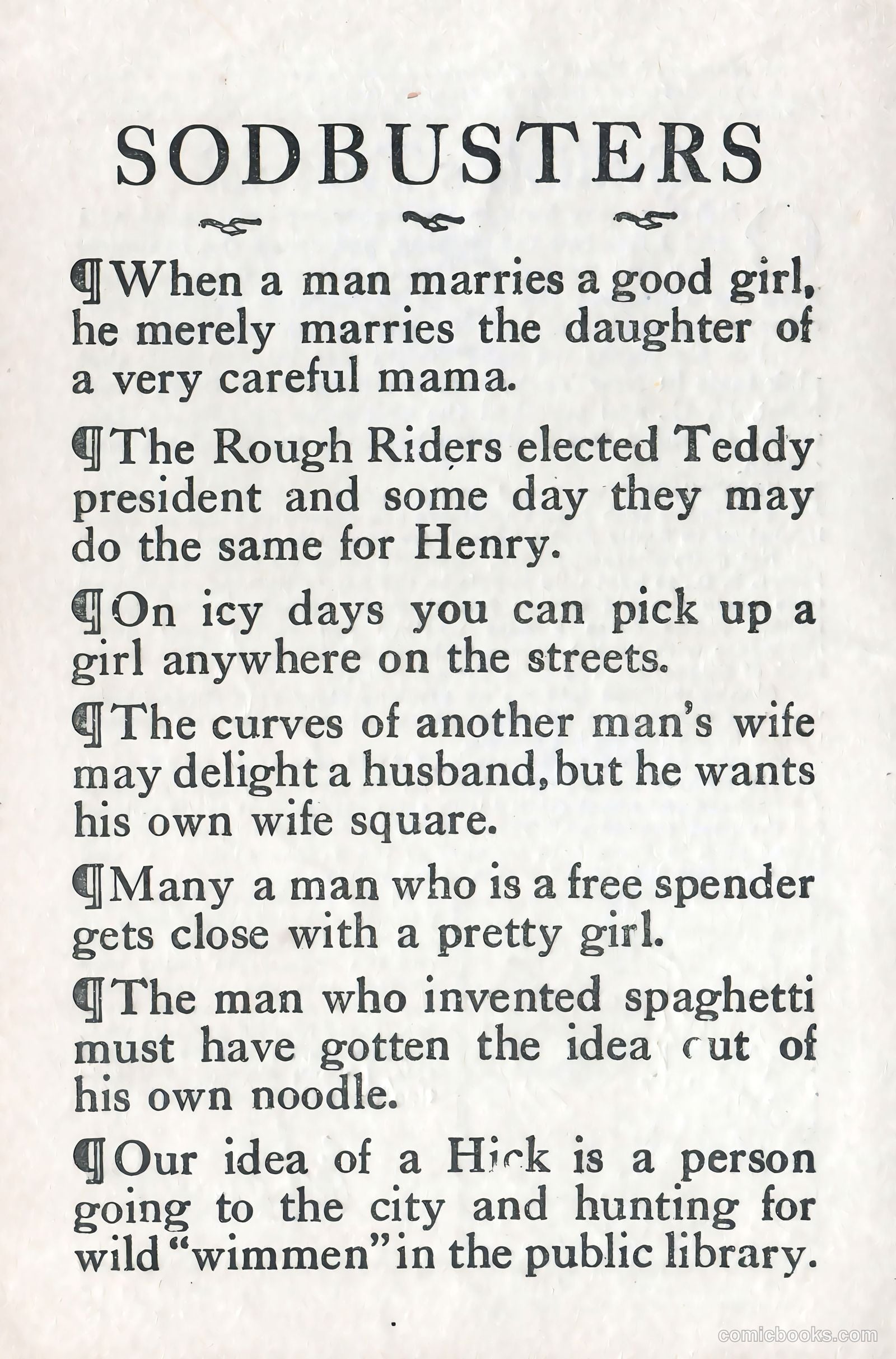 Captain Billy's Whiz Bang #57 (1924) — page 4 of 71
