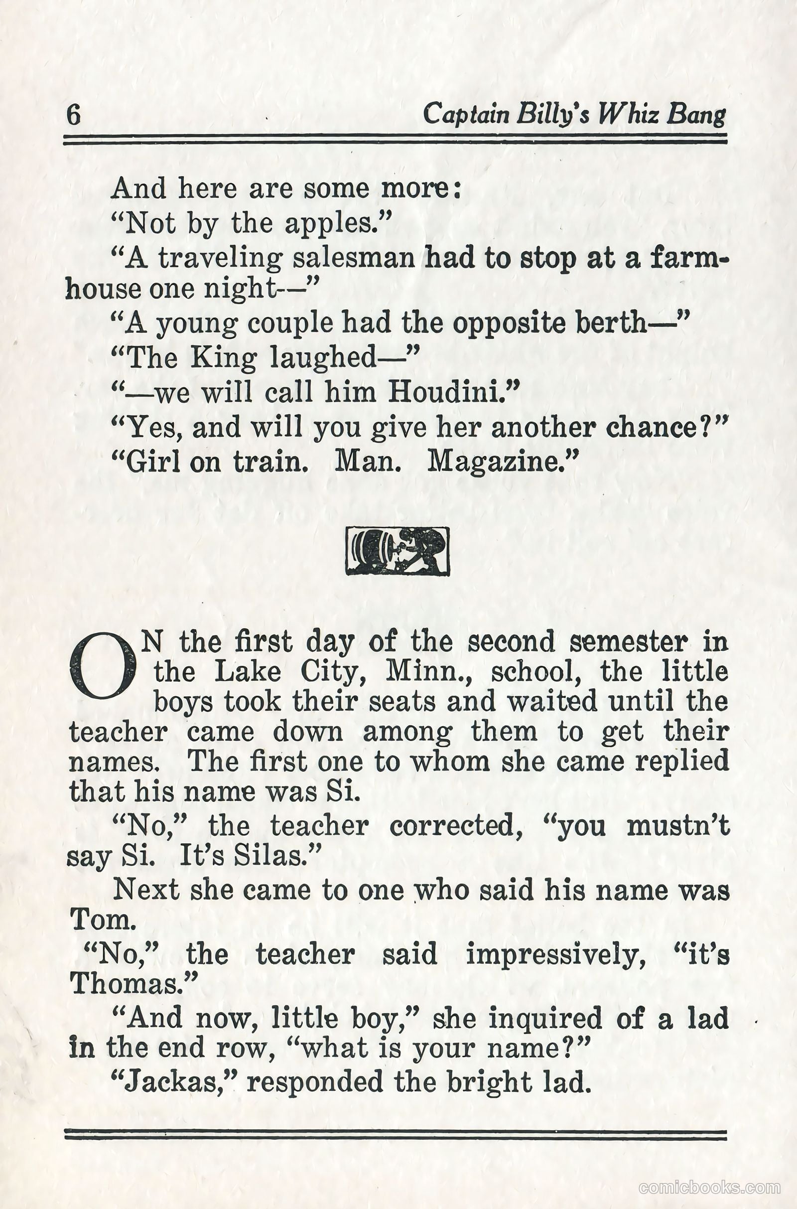 Captain Billy's Whiz Bang #57 (1924) — page 8 of 71