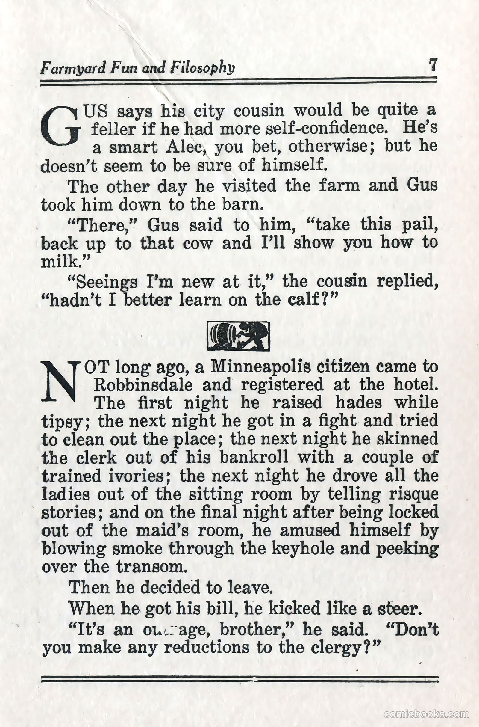Captain Billy's Whiz Bang #57 (1924) — page 9 of 71