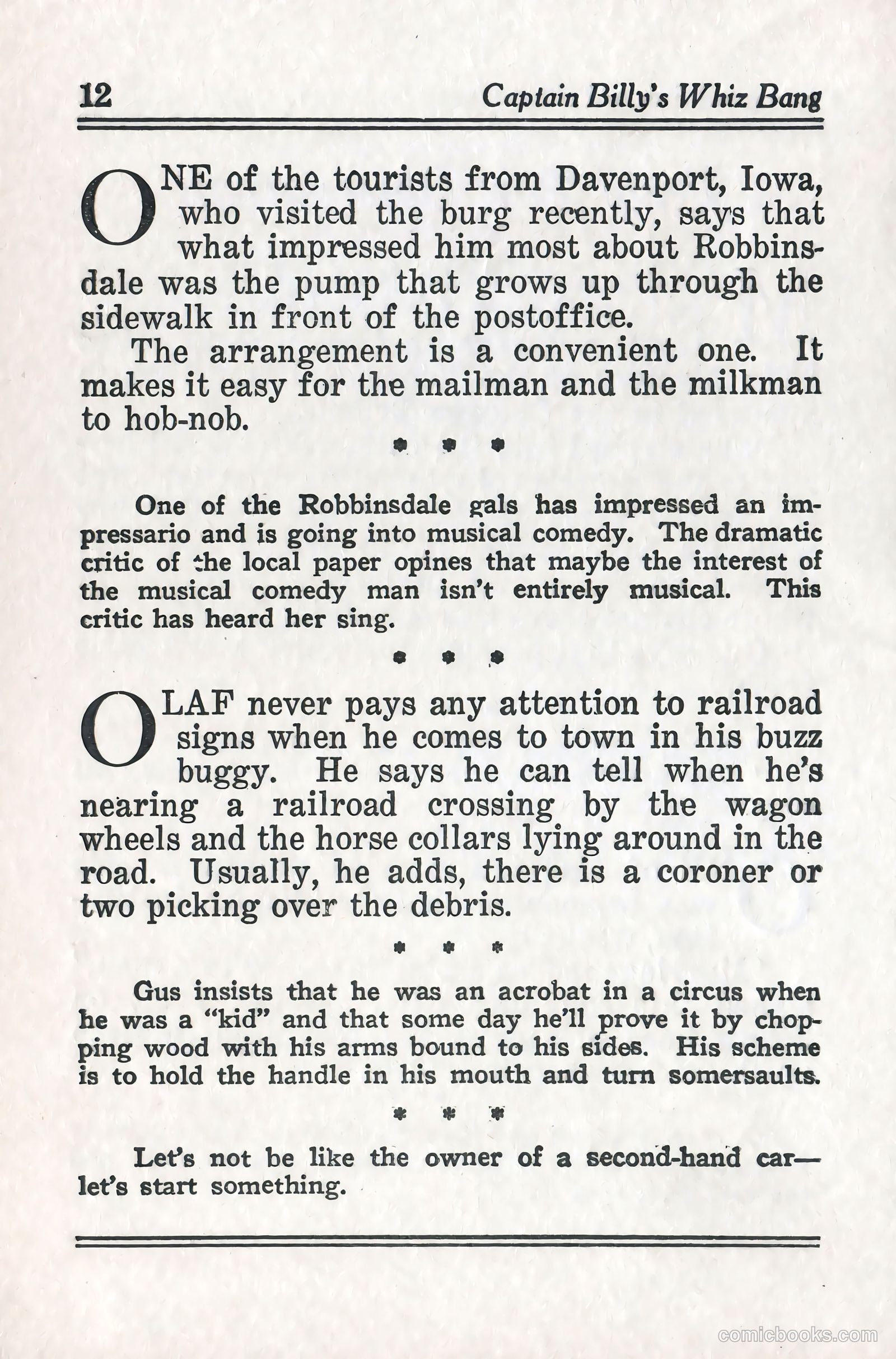 Captain Billy's Whiz Bang #57 (1924) — page 14 of 71