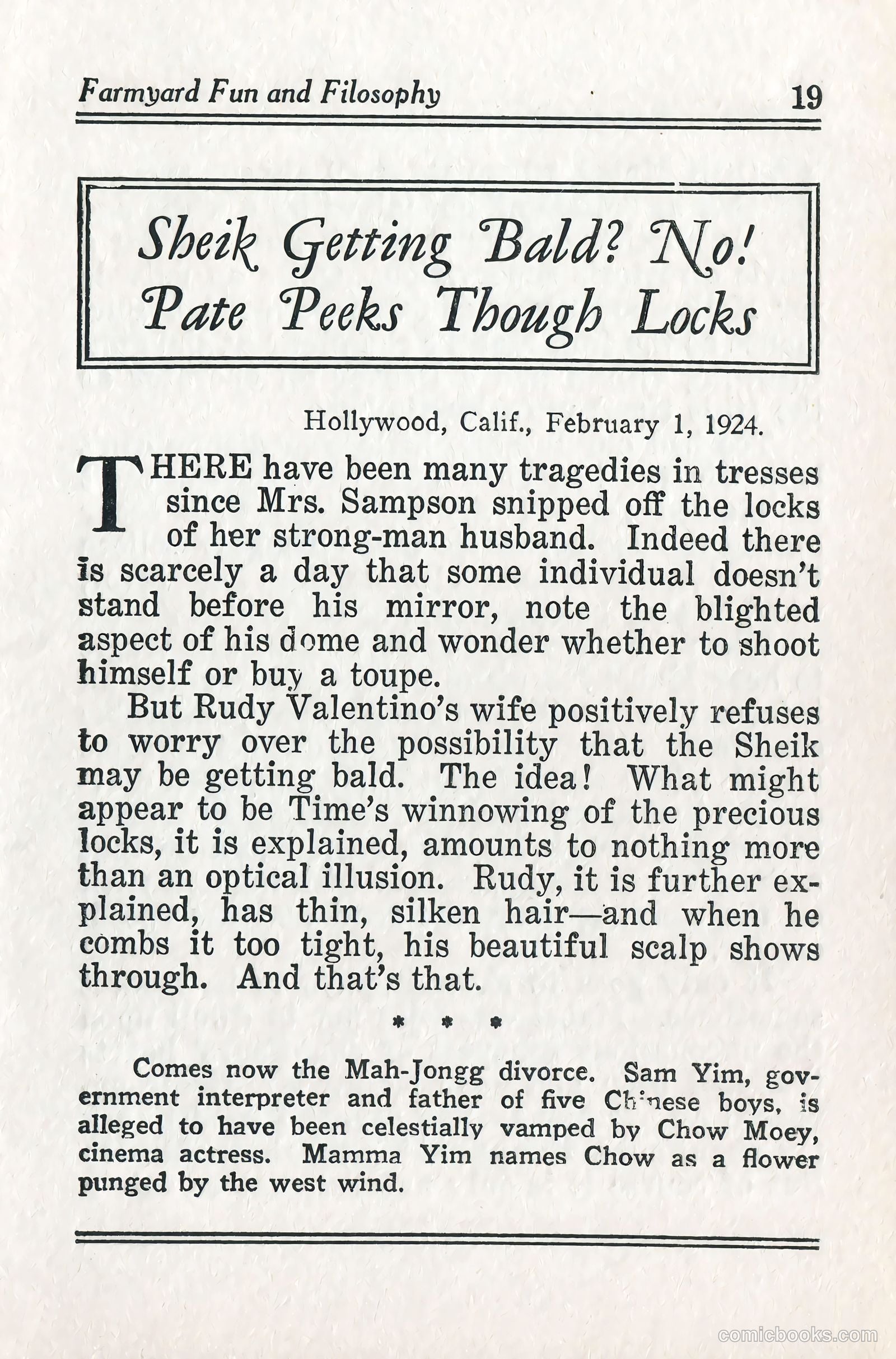 Captain Billy's Whiz Bang #57 (1924) — page 21 of 71