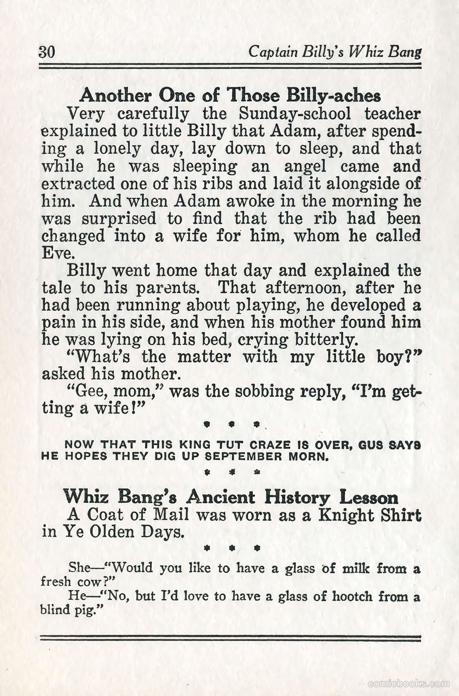 Captain Billy's Whiz Bang #57 (1924) — page 32 of 71