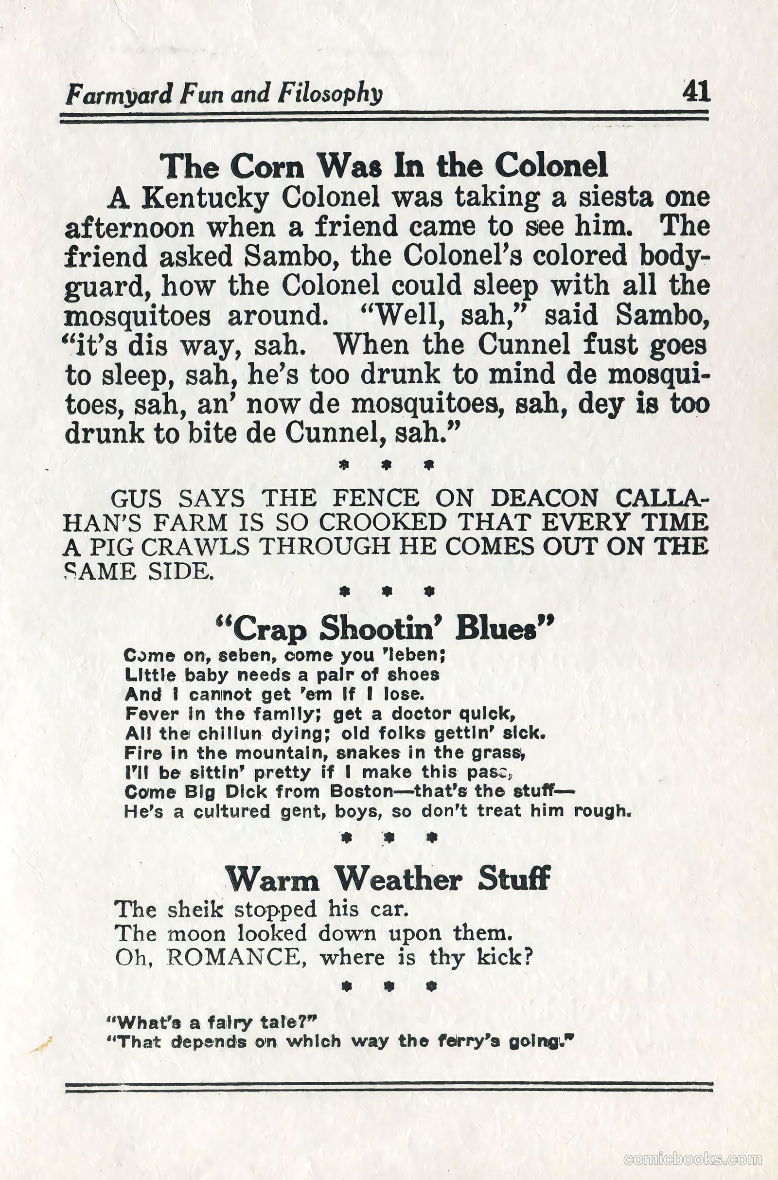 Captain Billy's Whiz Bang #57 (1924) — page 46 of 71