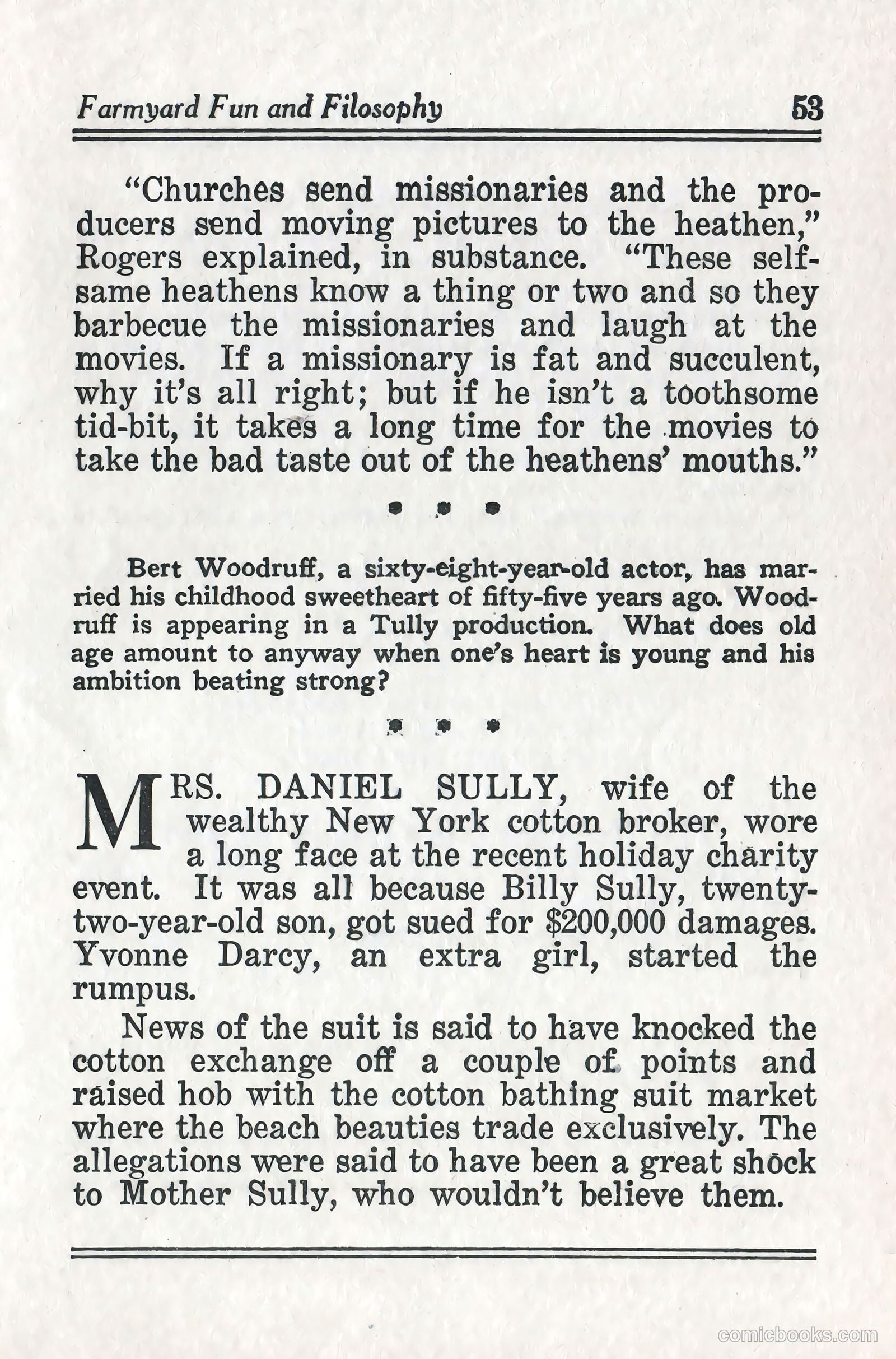 Captain Billy's Whiz Bang #57 (1924) — page 58 of 71