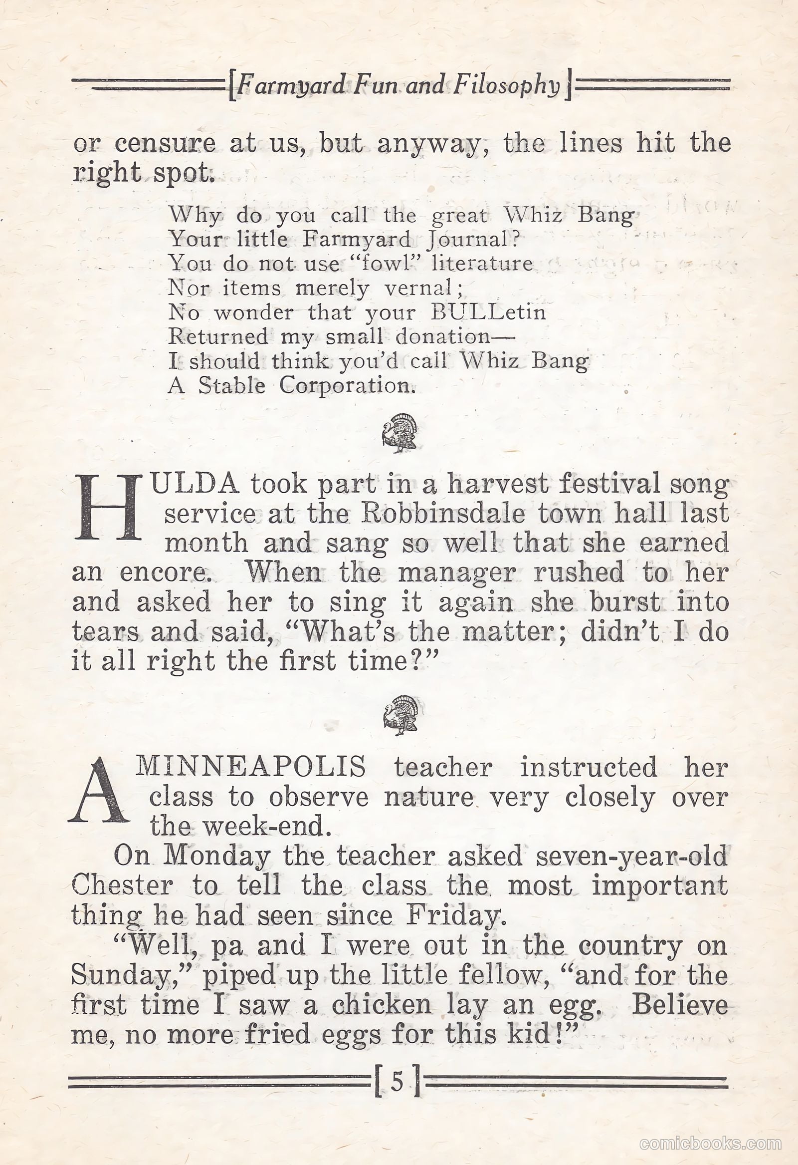 Captain Billy's Whiz Bang #67 (1924) — page 7 of 71